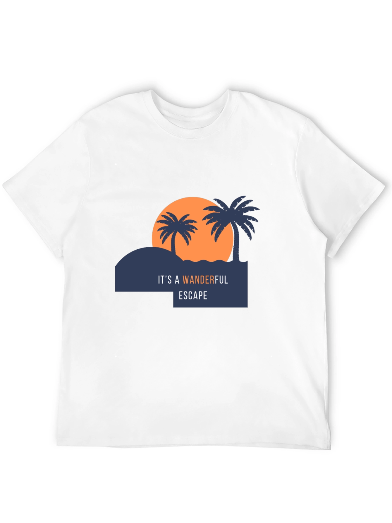 Wonderful Escape Black Graphic T-Shirt