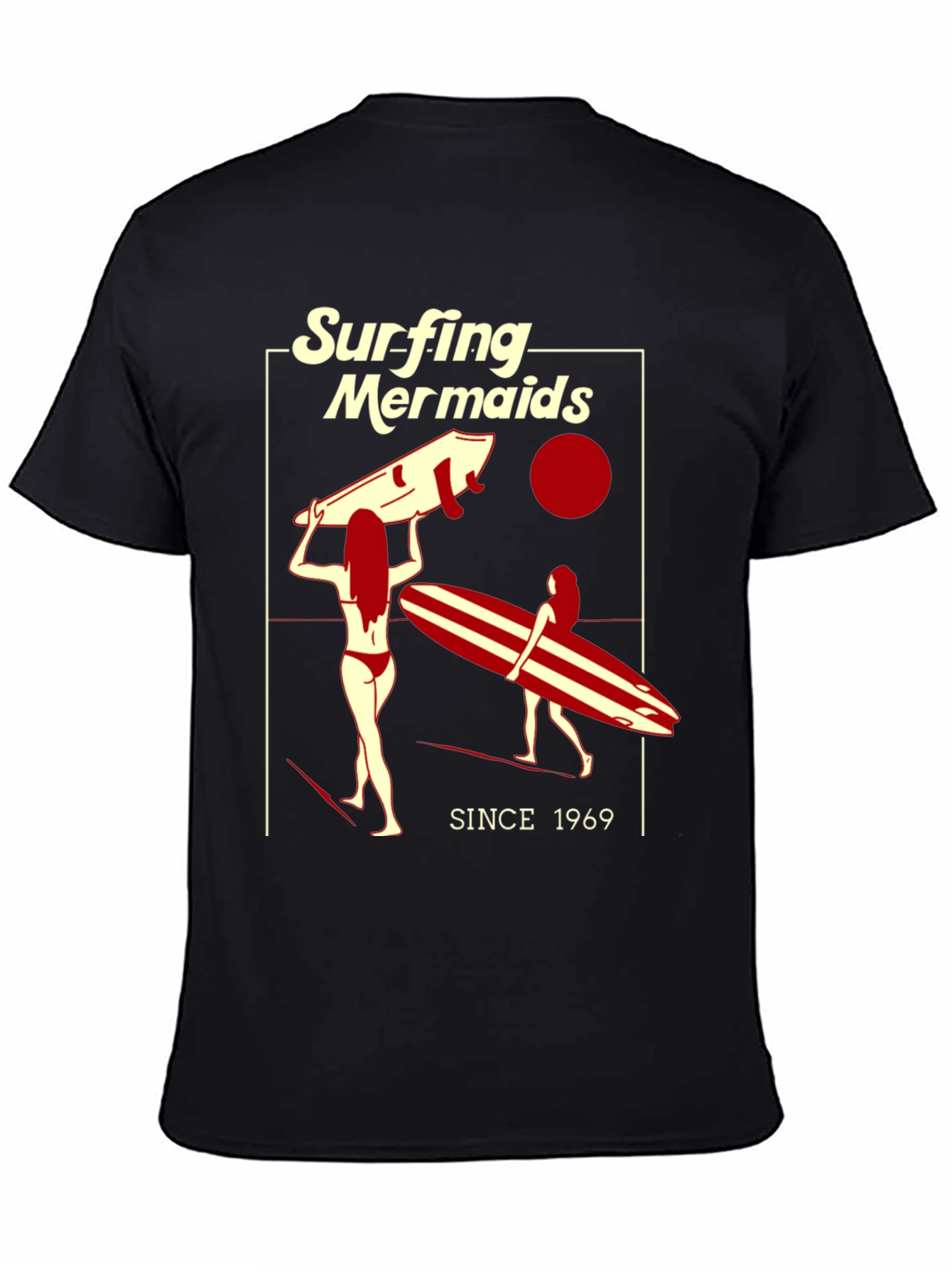 Surfing Mermaids Since 1969 Tee