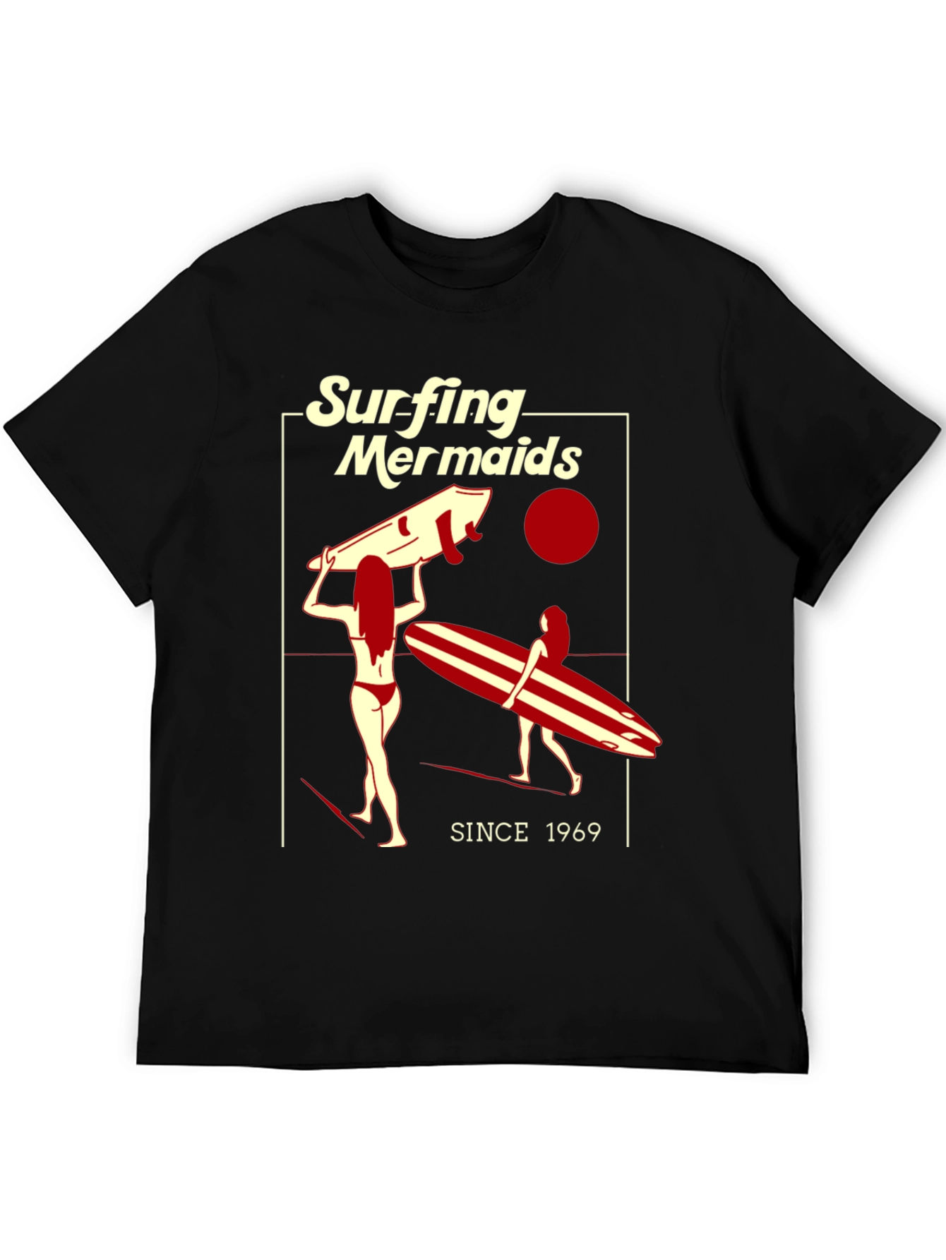 Surfing Mermaids Since 1969 Tee