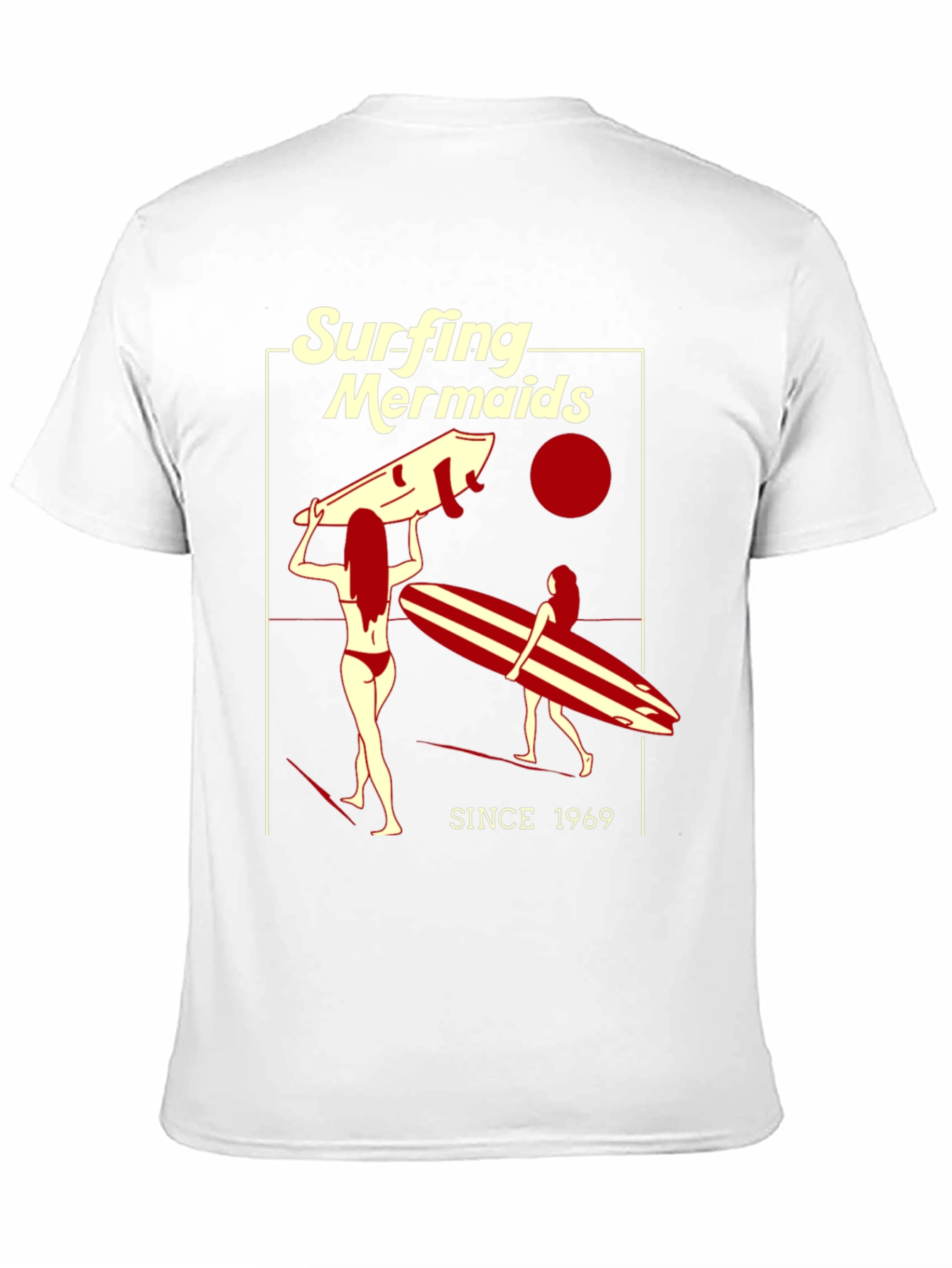 Surfing Mermaids Since 1969 Tee