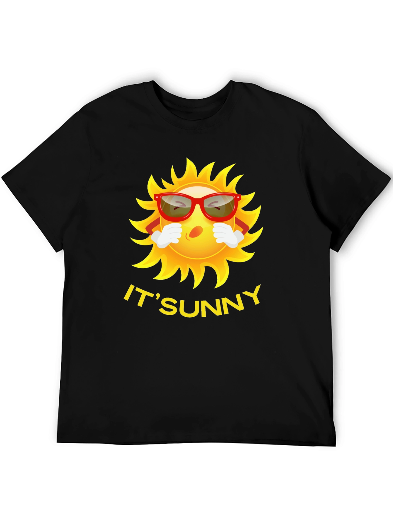 Its Sunny Cartoon Graphic Tee