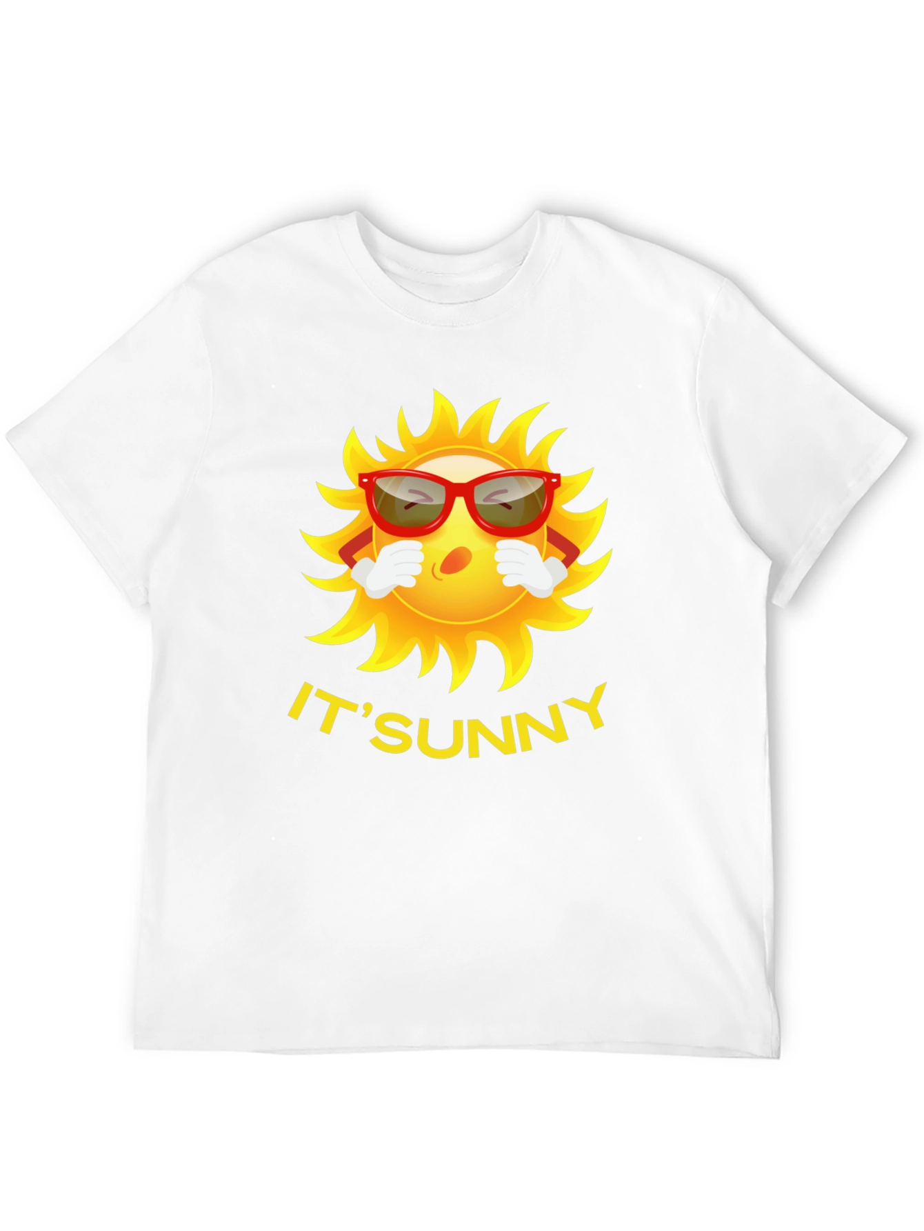 Its Sunny Cartoon Graphic Tee