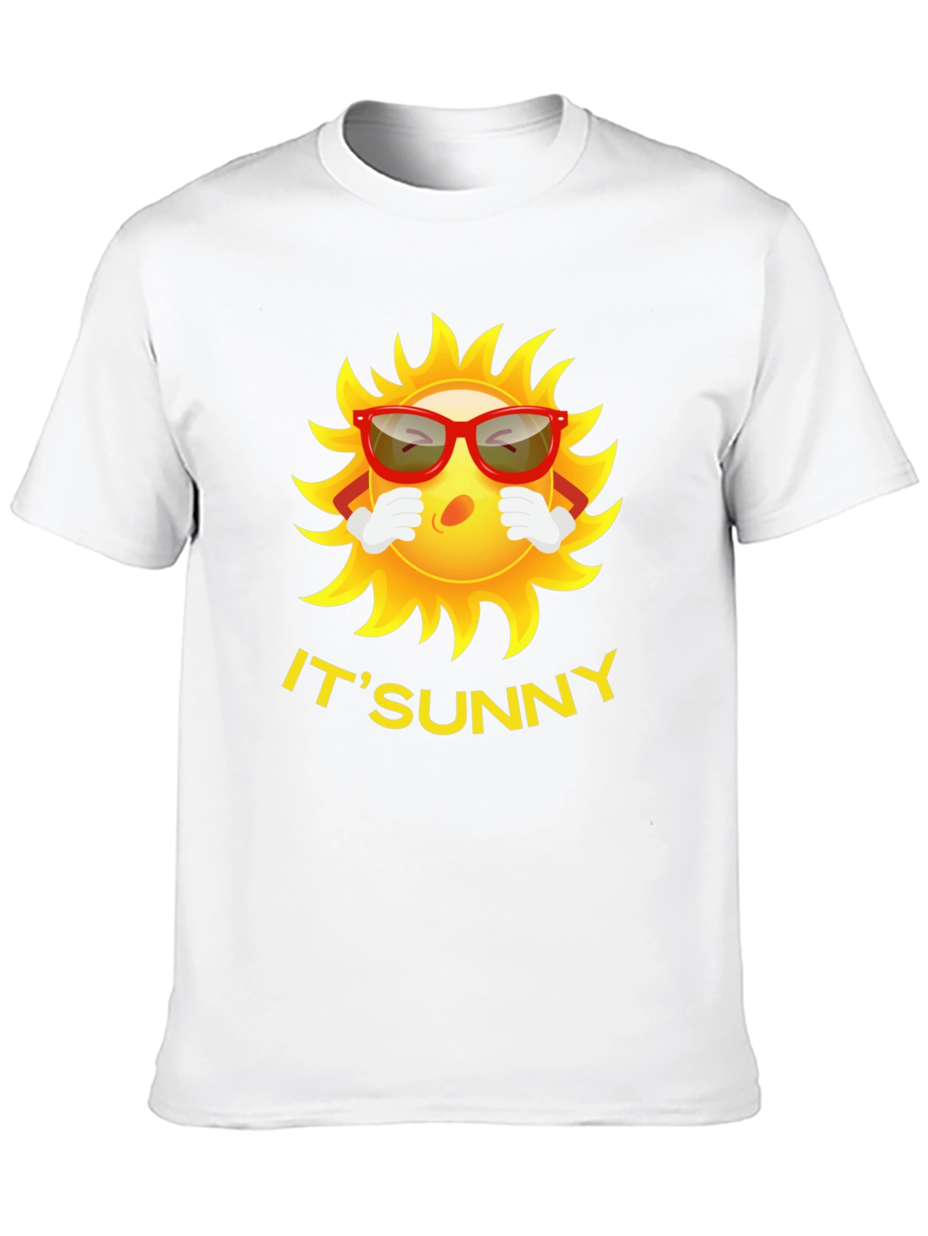 Its Sunny Cartoon Graphic Tee