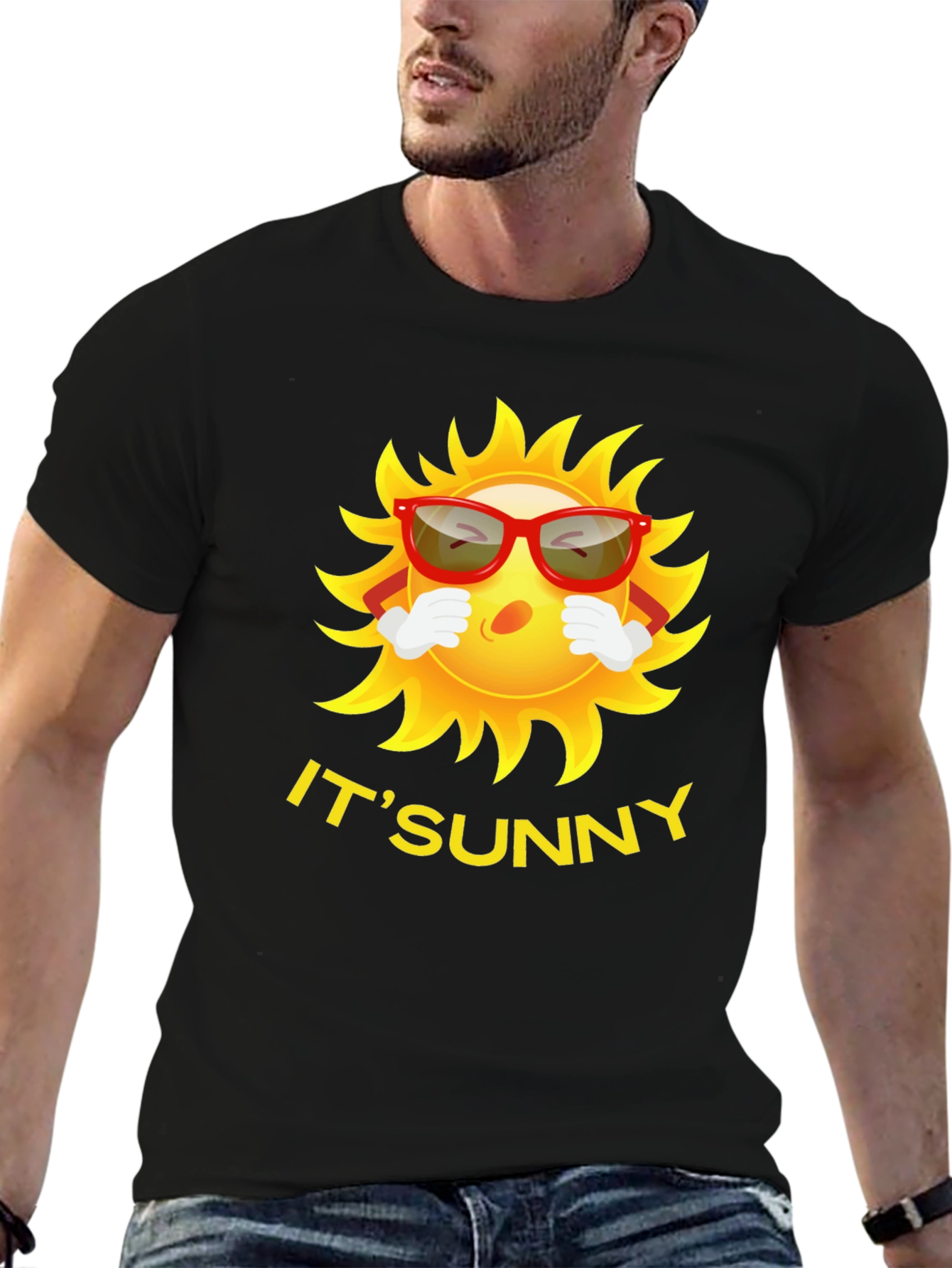 Its Sunny Cartoon Graphic Tee