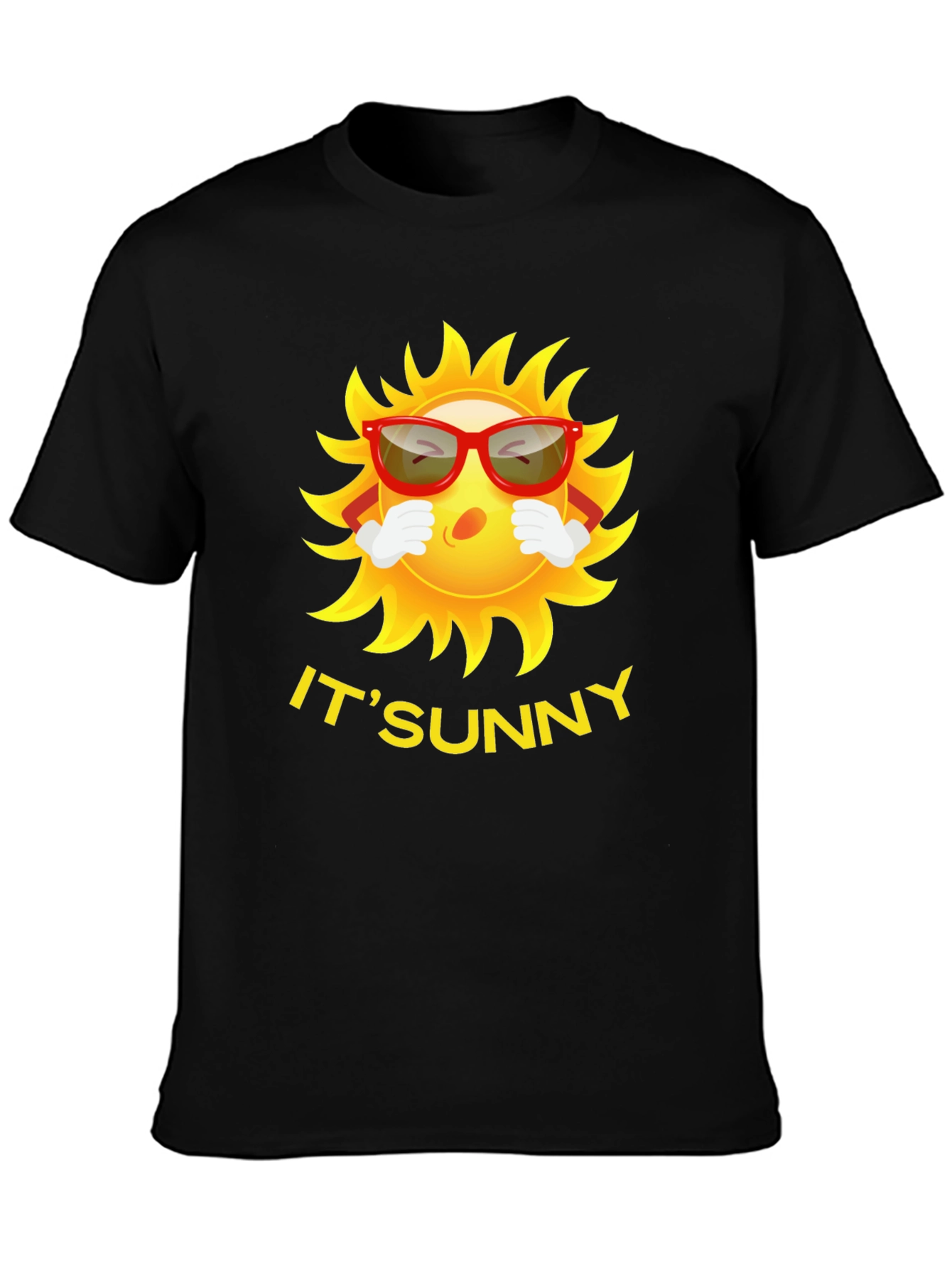 Its Sunny Cartoon Graphic Tee