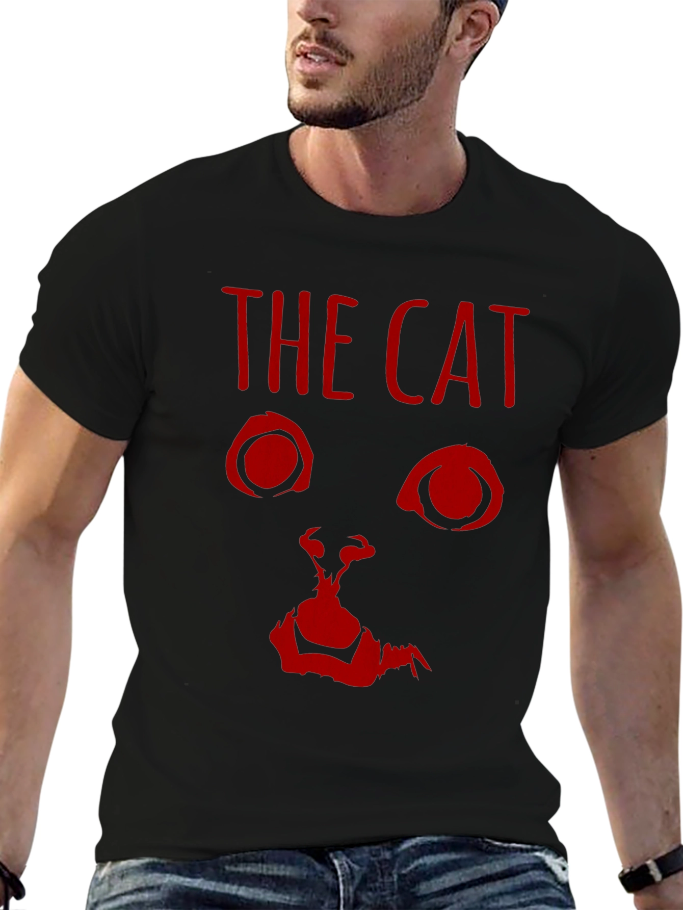 The Cat Horror Graphic T-Shirt