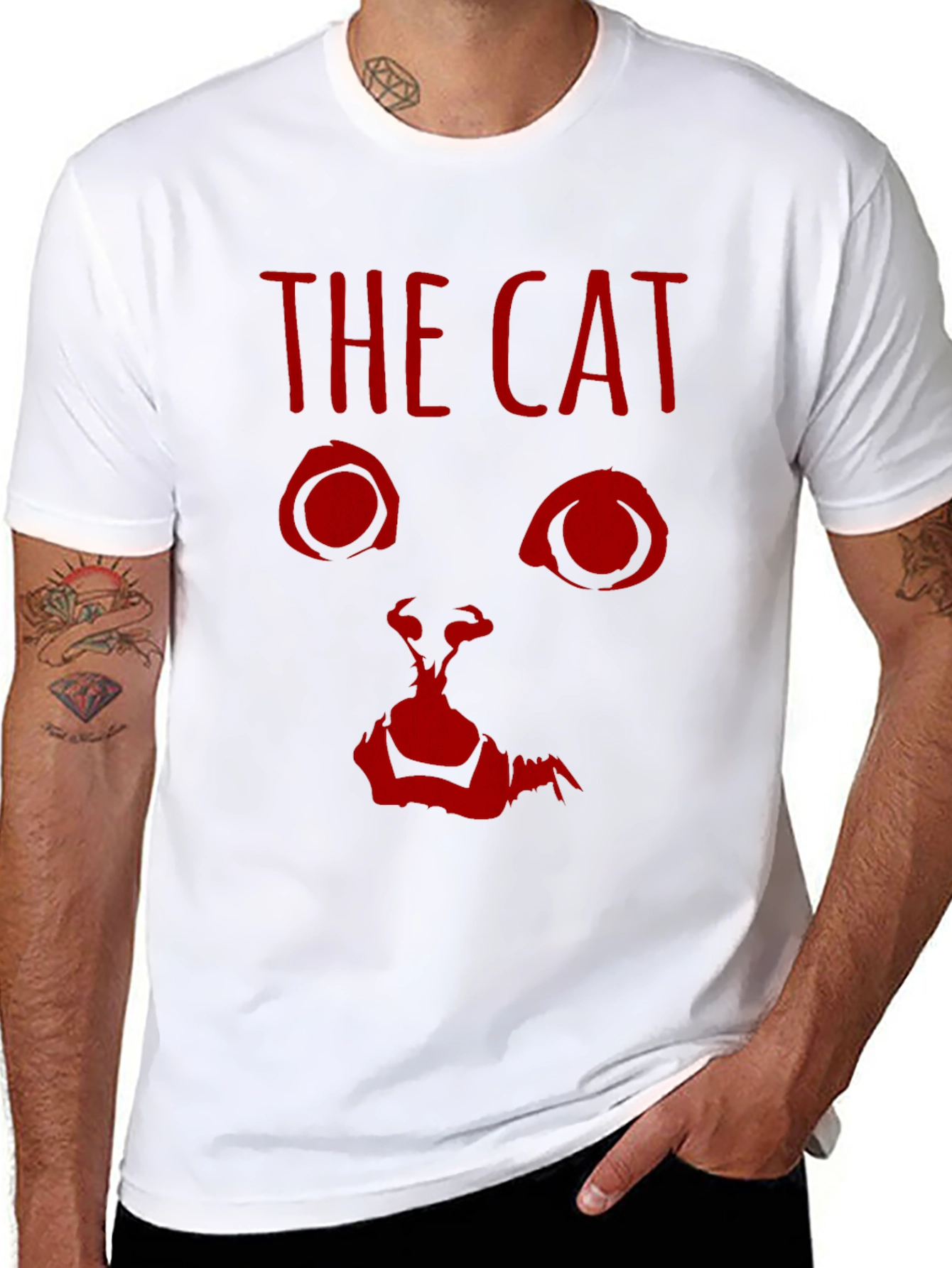 The Cat Horror Graphic T-Shirt