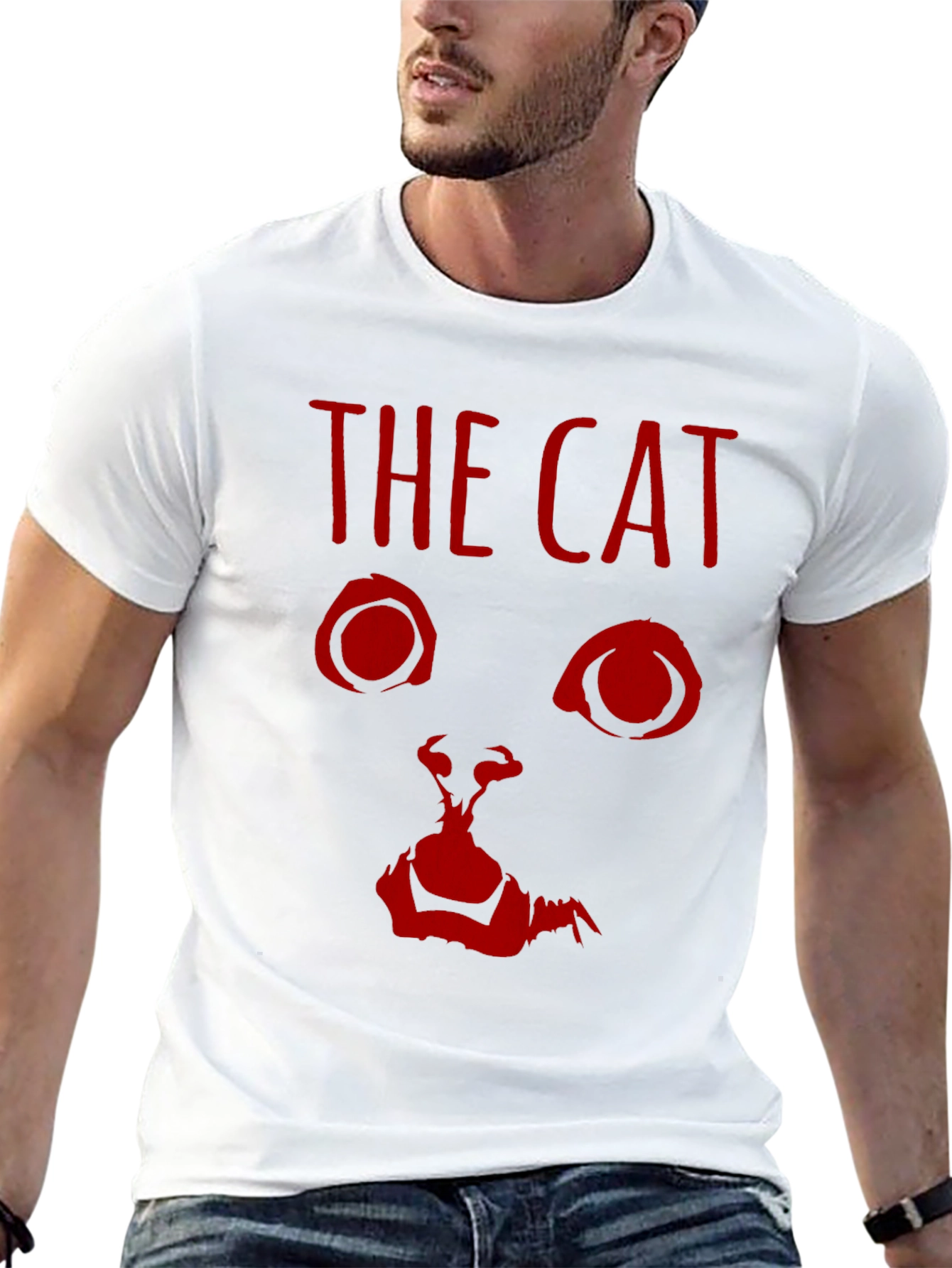 The Cat Horror Graphic T-Shirt