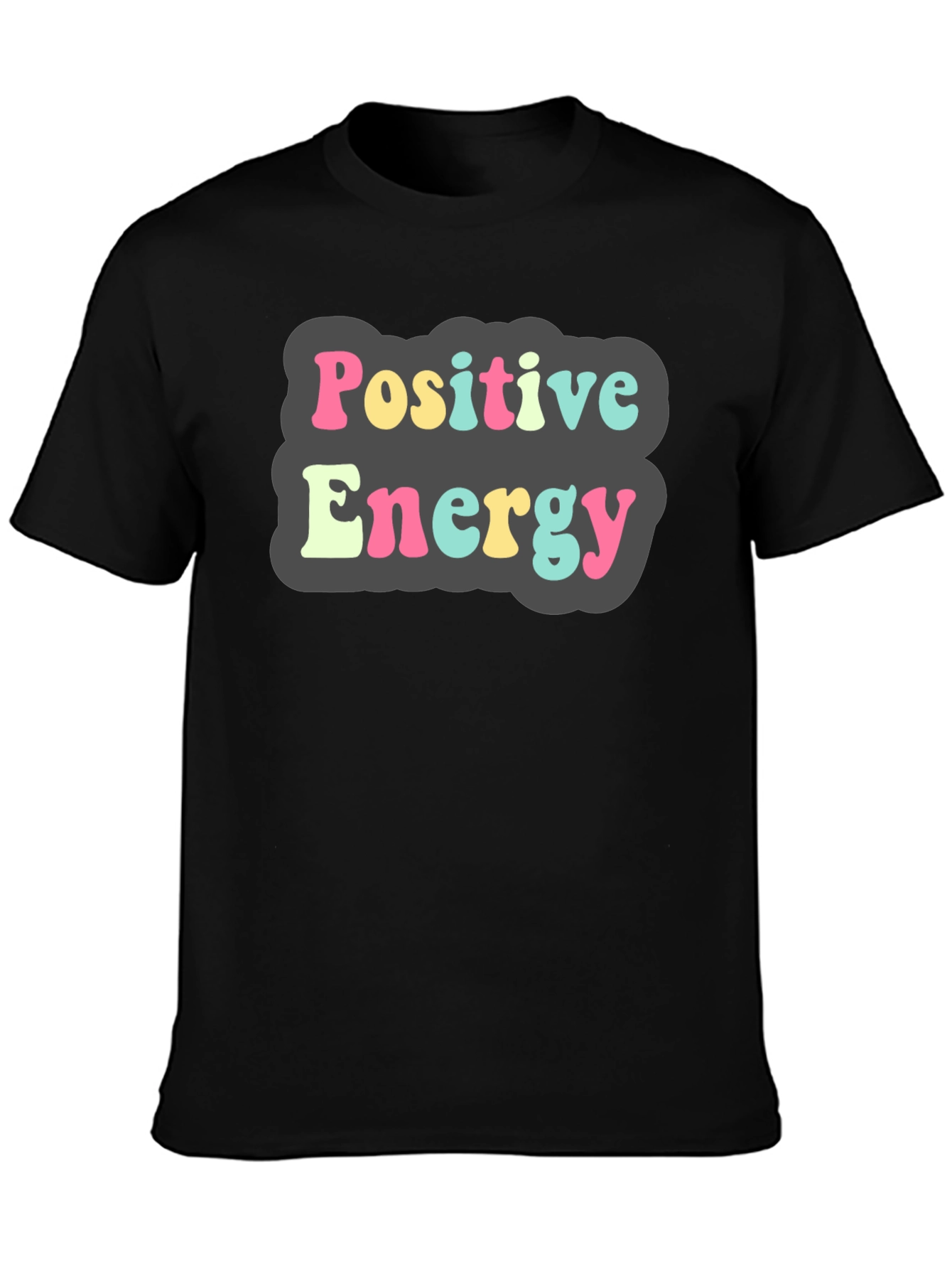 Positive Energy Graphic Tee - Black T-Shirt
