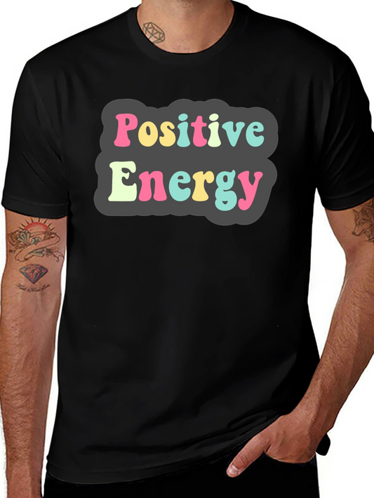 Positive Energy Graphic Tee - Black T-Shirt