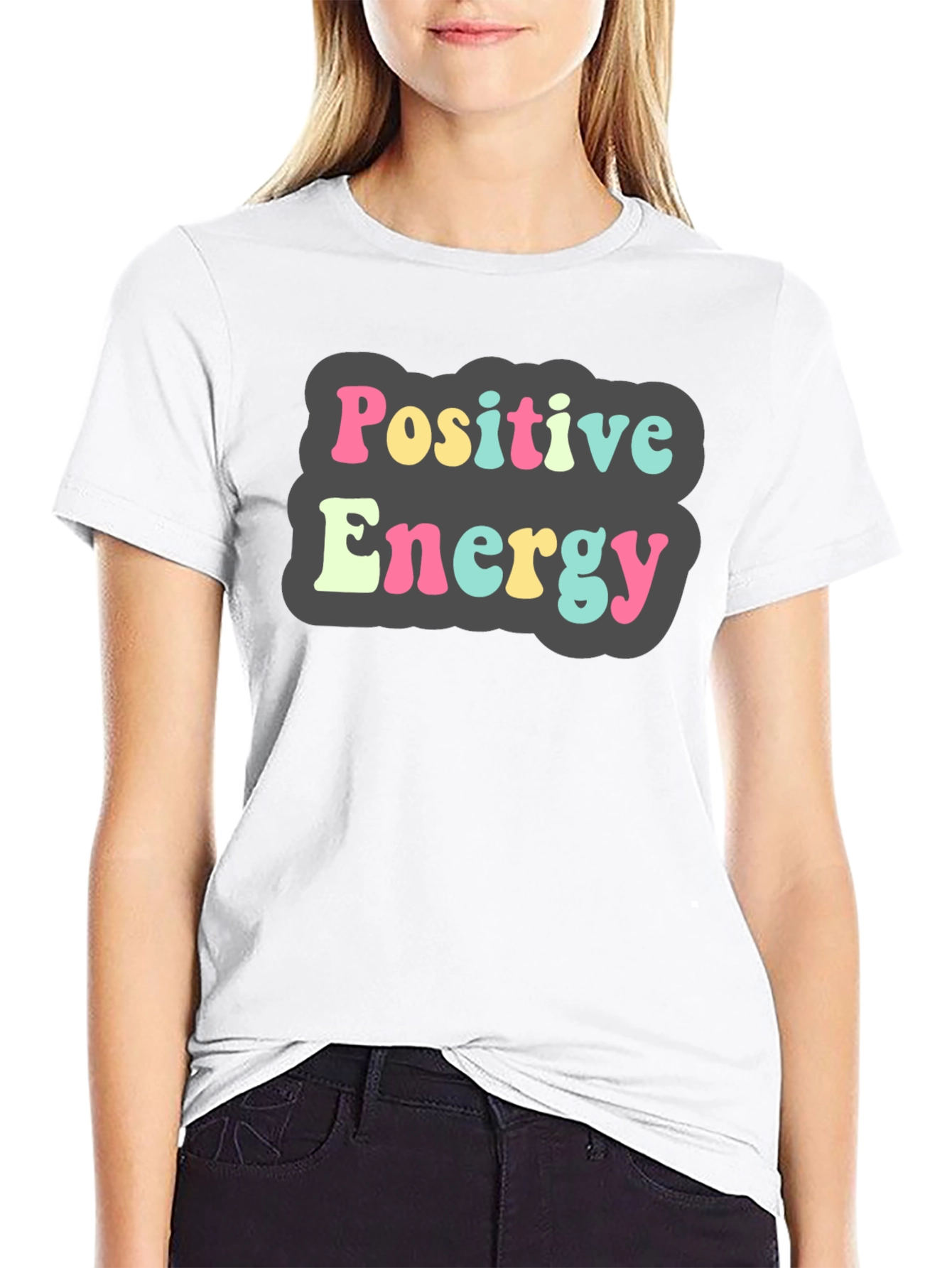 Positive Energy Graphic Tee - Black T-Shirt