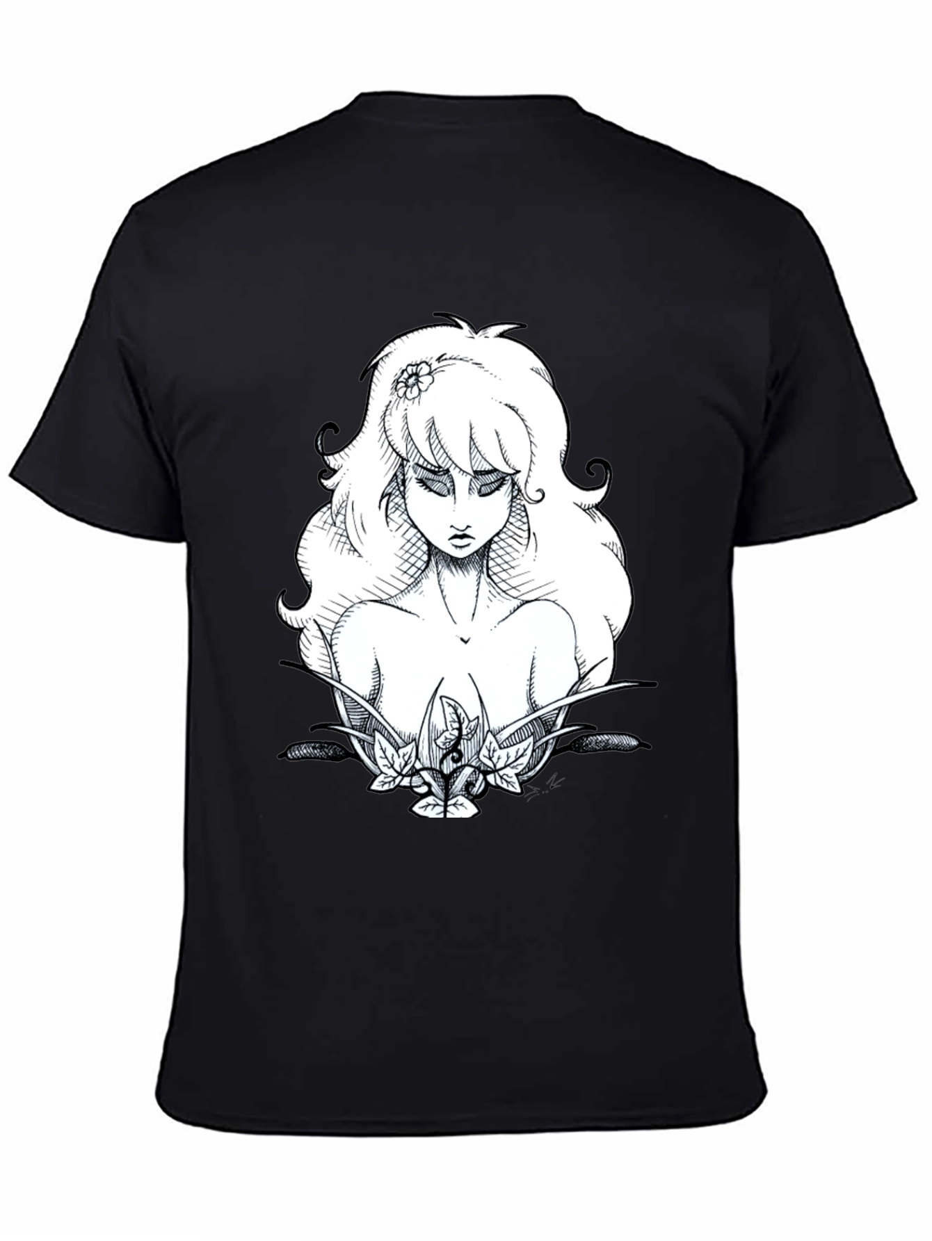 Ethereal Beauty Graphic Tee - Black
