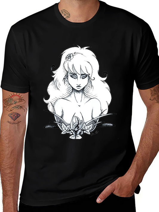 Ethereal Beauty Graphic Tee - Black
