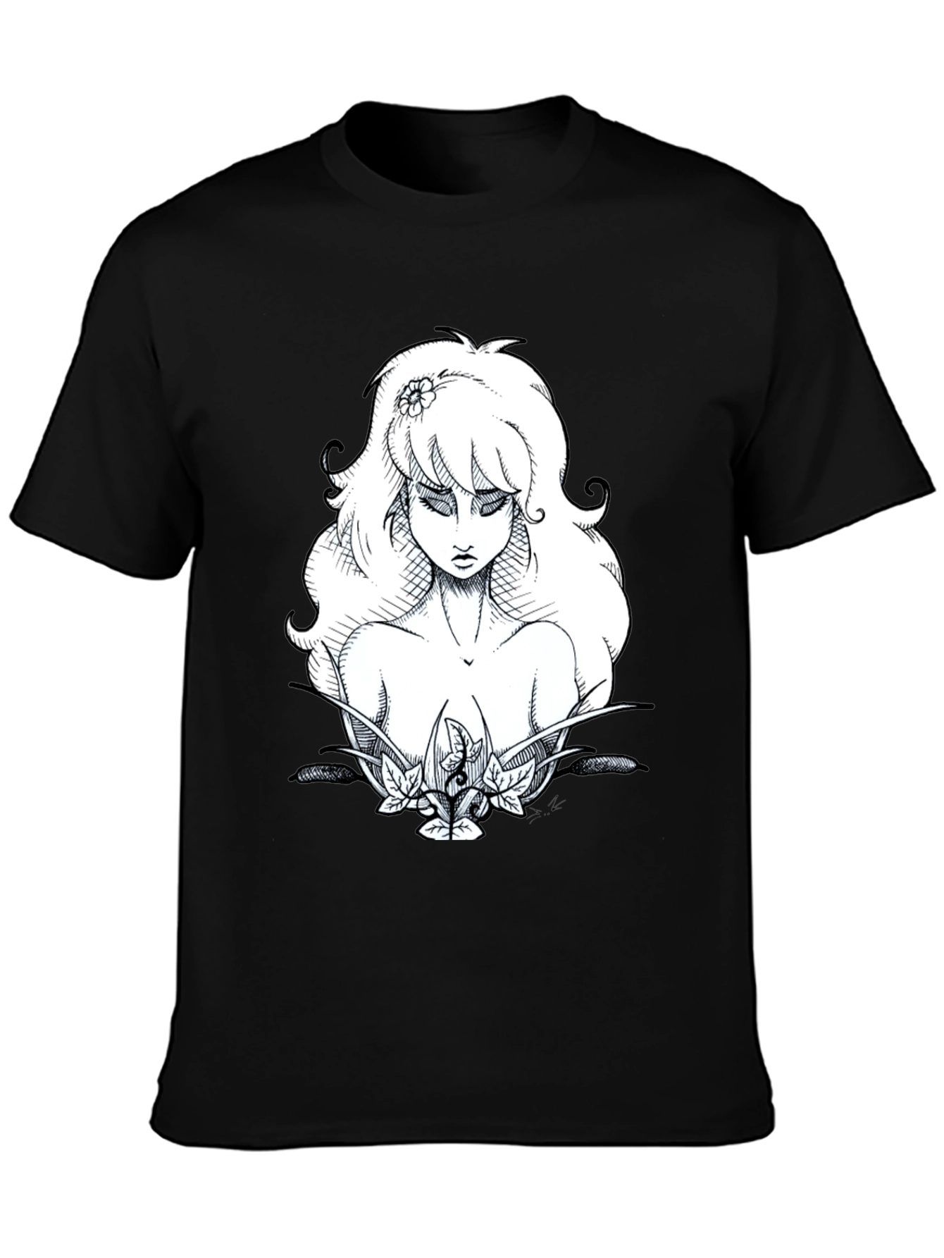 Ethereal Beauty Graphic Tee - Black