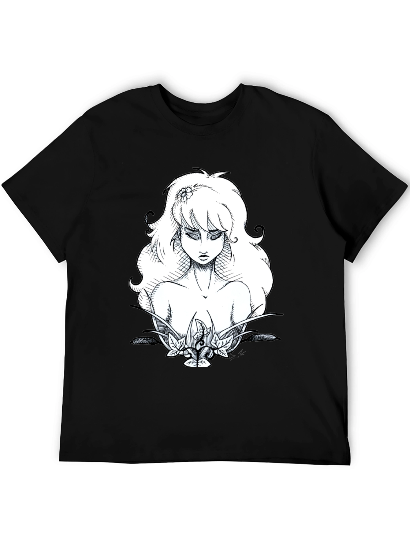 Ethereal Beauty Graphic Tee - Black