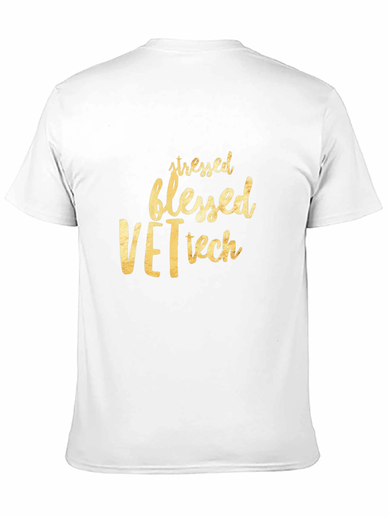 Stressed Blessed Vet Tech T-Shirt