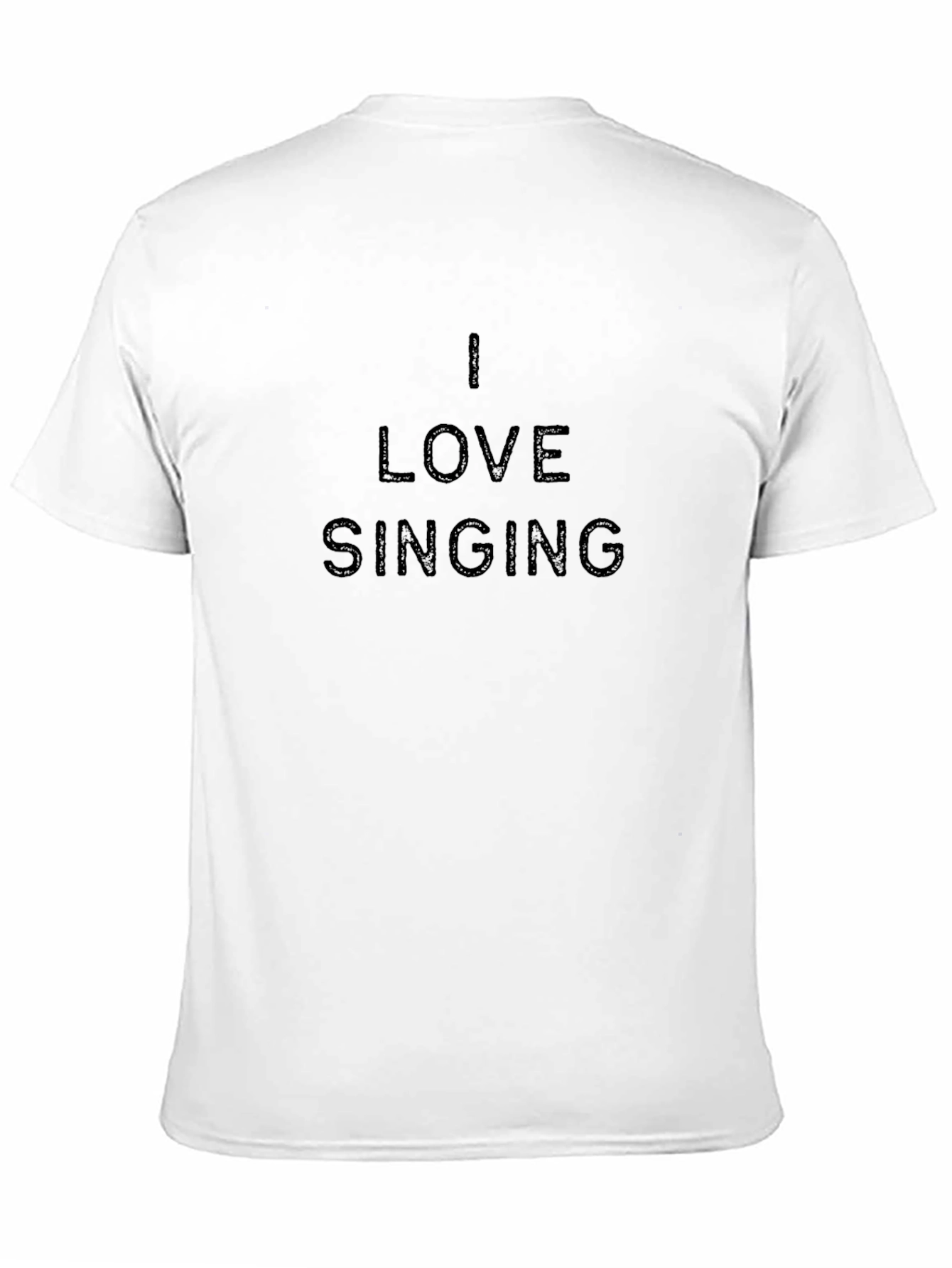 I Love Singing Black Tee