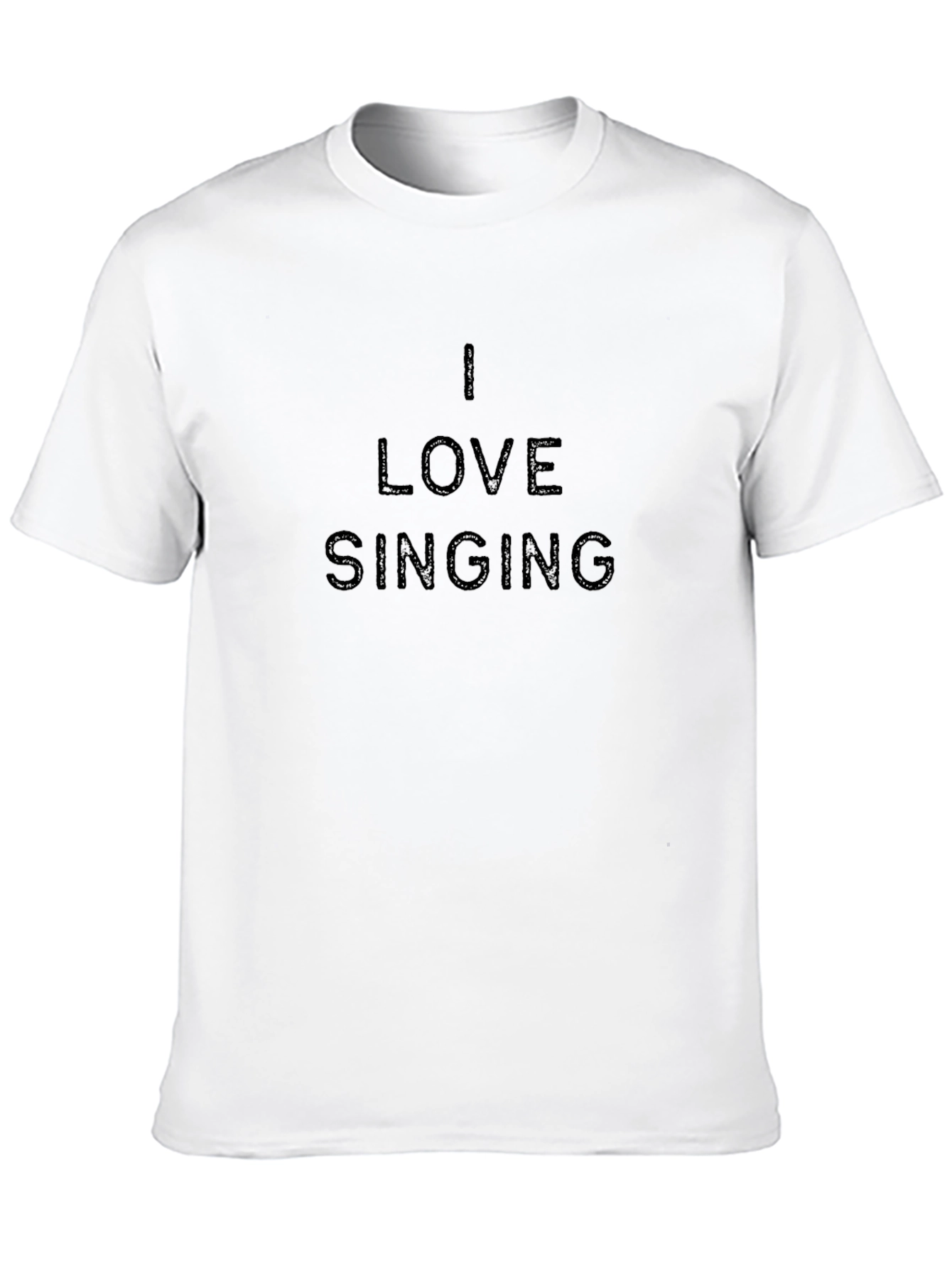 I Love Singing Black Tee