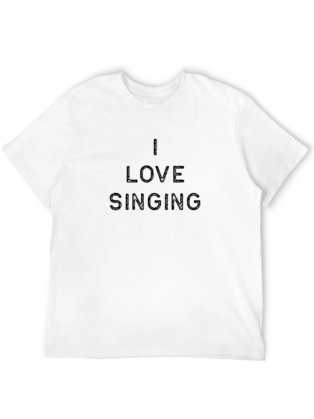 I Love Singing Black Tee