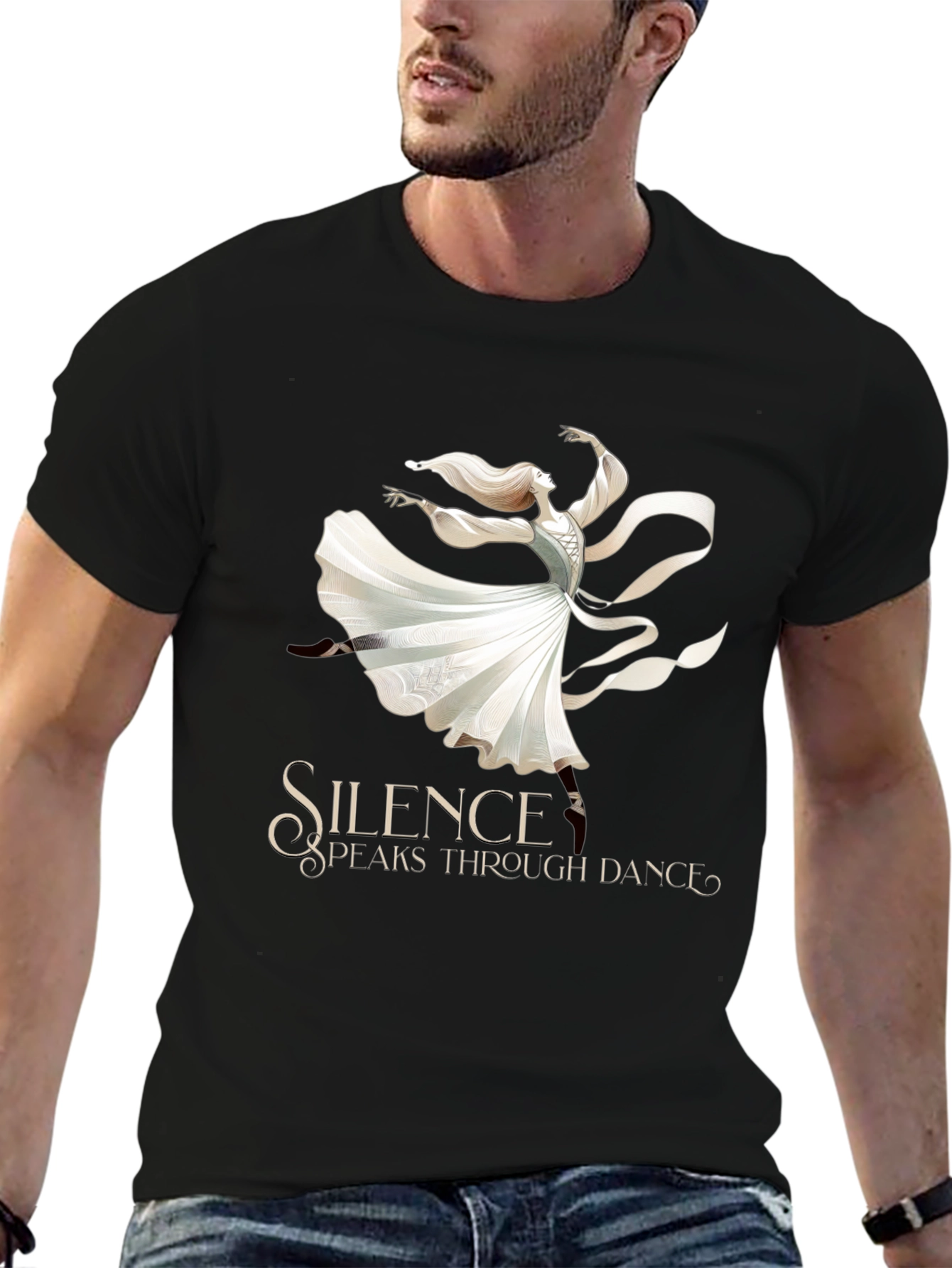 Silence Speaks Dance Graphic Tee