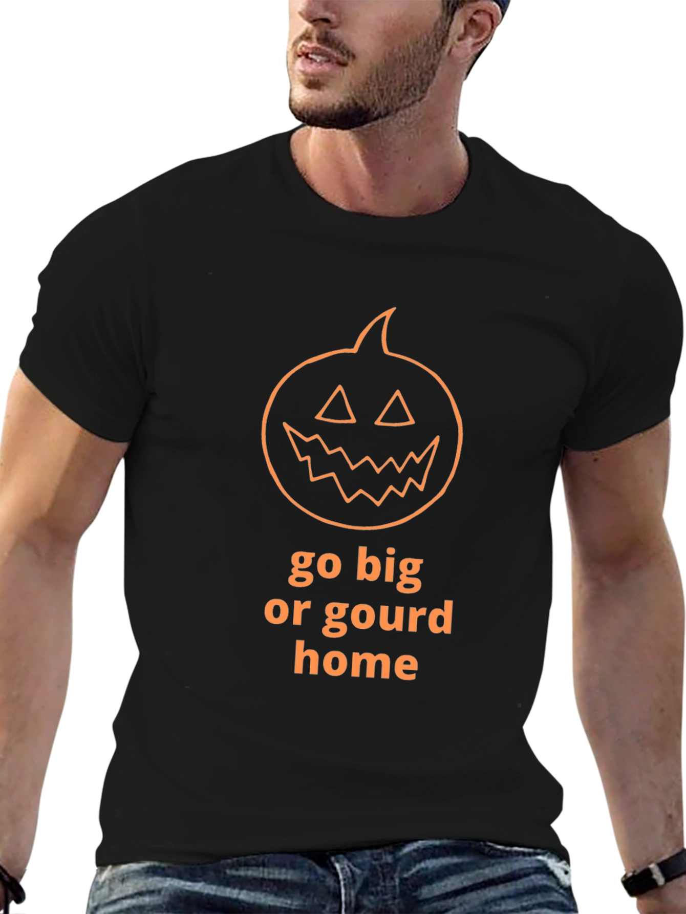 Go Big or Gourd Home Halloween T-Shirt