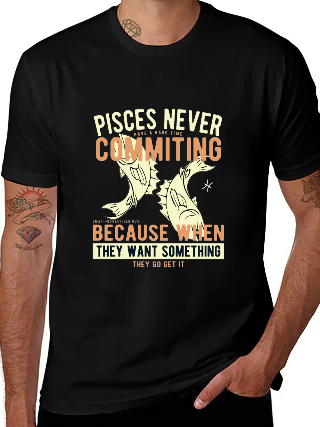 Pisces Zodiac T-Shirt - Never Committing