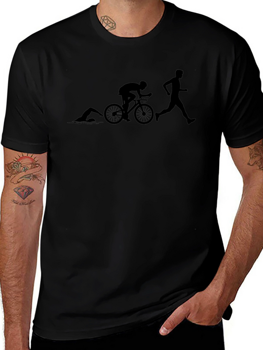 Triathlon Evolution T-Shirt - Swim Bike Run