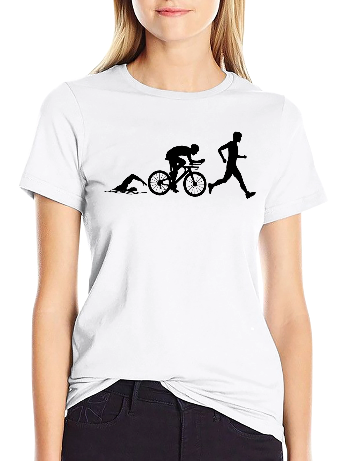 Triathlon Evolution T-Shirt - Swim Bike Run