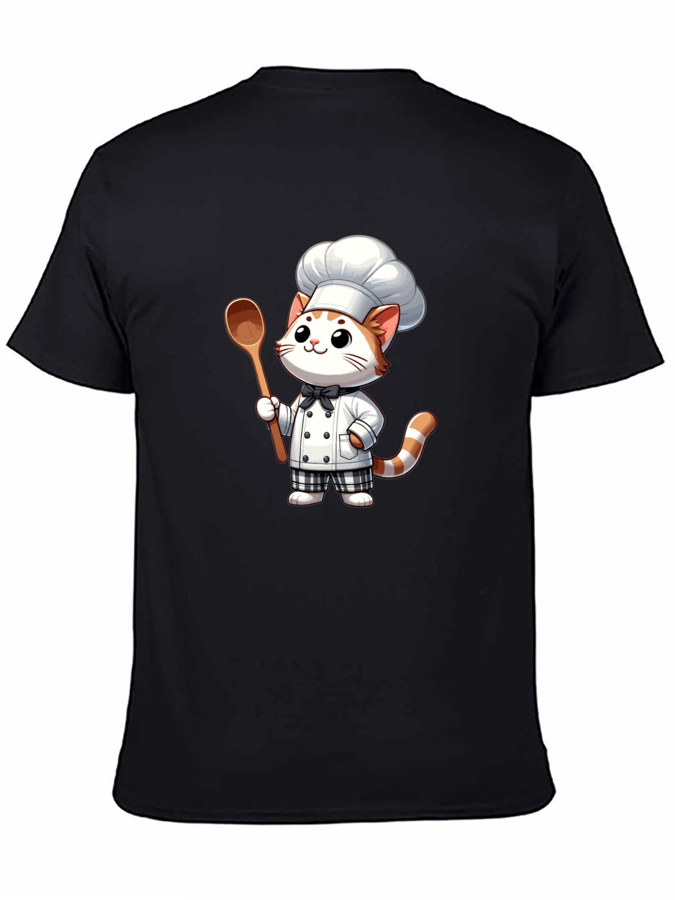 Chef Cat Graphic Tee - Cute & Comfortable