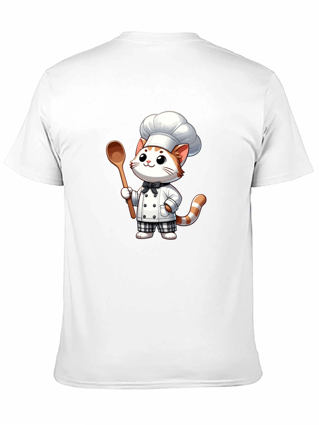 Chef Cat Graphic Tee - Cute & Comfortable