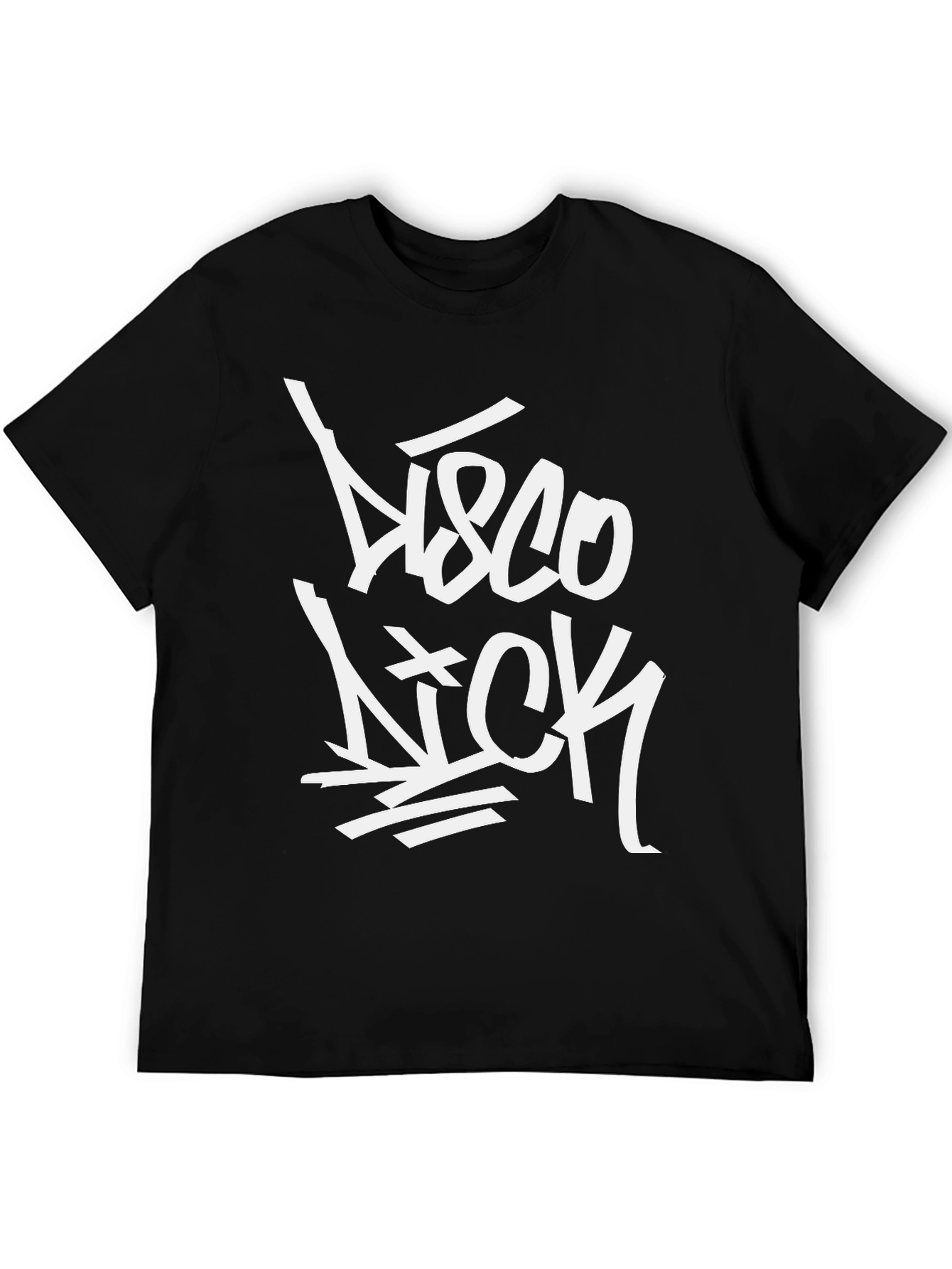 Disco Nick Black Graphic T-Shirt