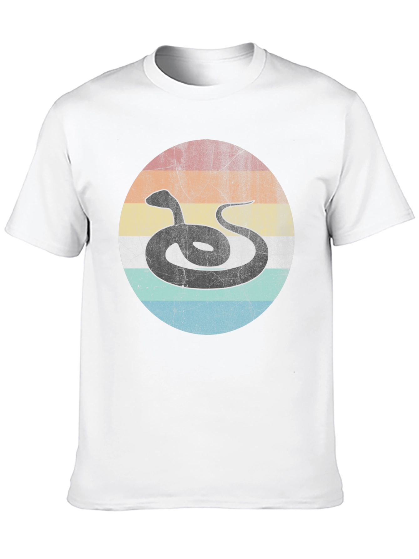 Retro Snake Graphic Tee - Unique Design
