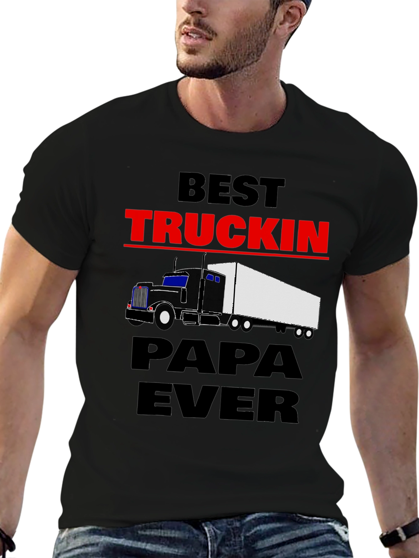 Best Truckin Papa Ever T-Shirt