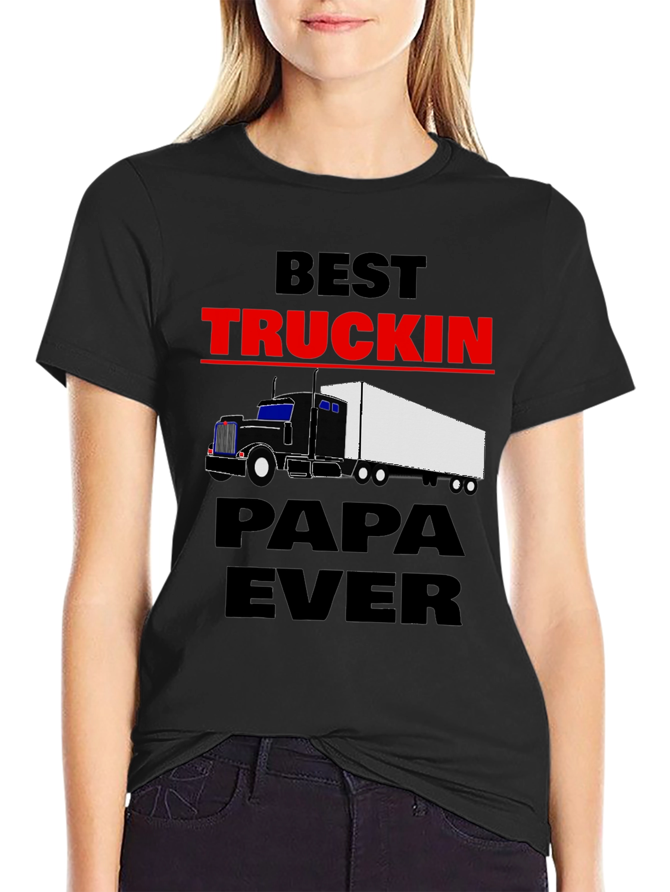 Best Truckin Papa Ever T-Shirt