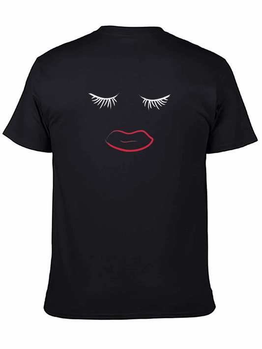 Glam Face Graphic Tee - Stylish Unisex T-Shirt
