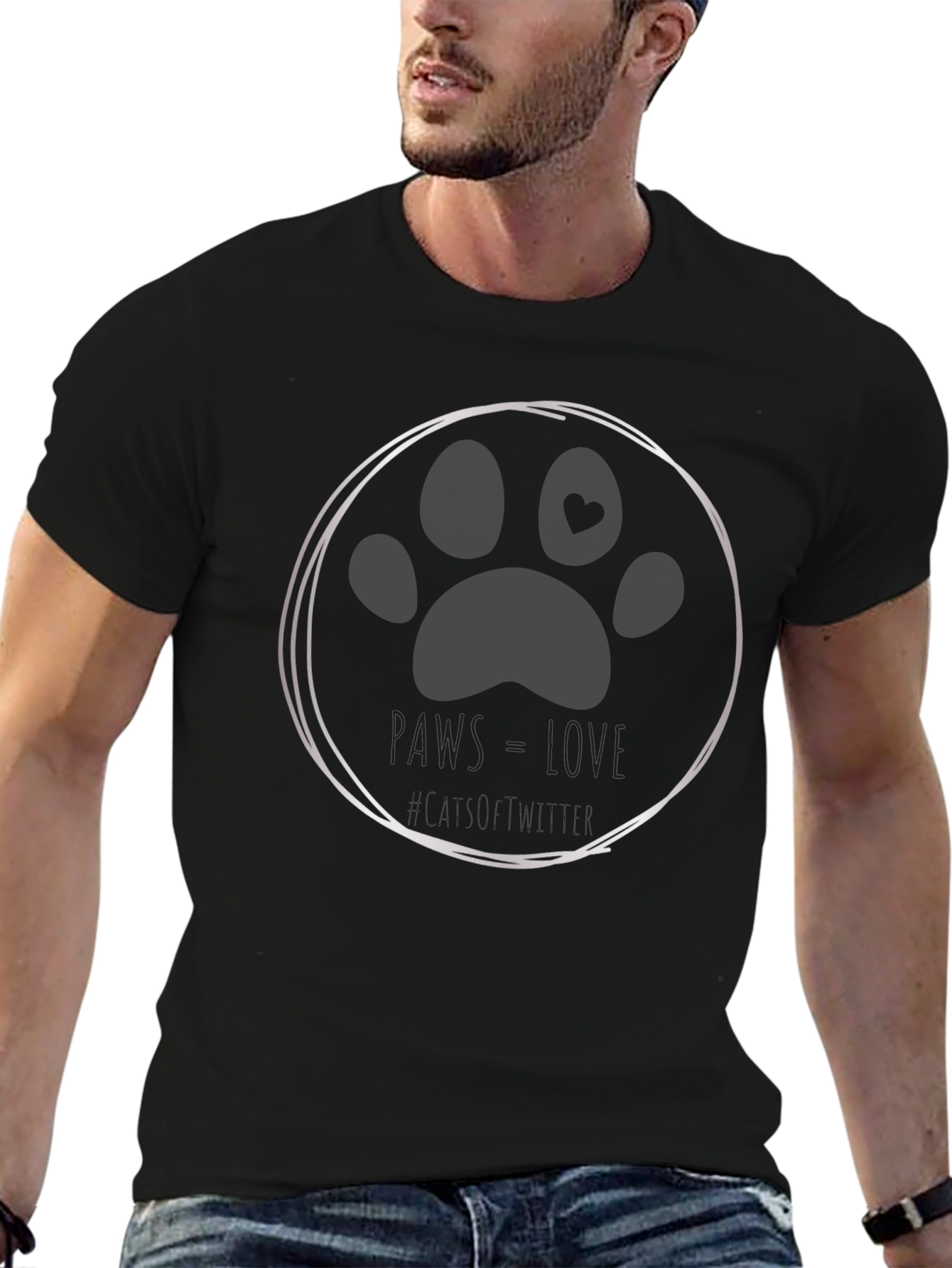 Paws-Love Cat T-Shirt