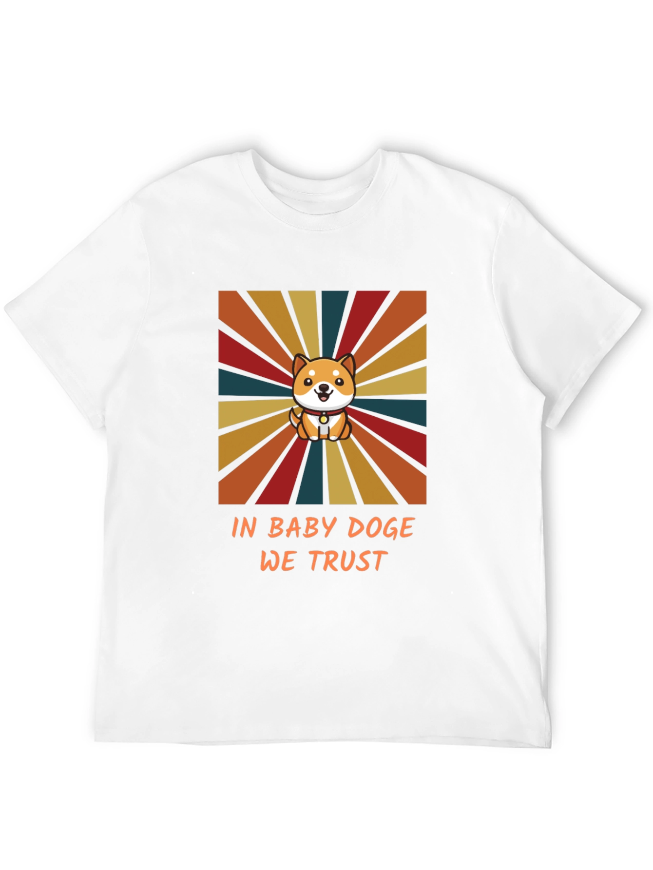 Baby Doge Retro Style Black T-Shirt