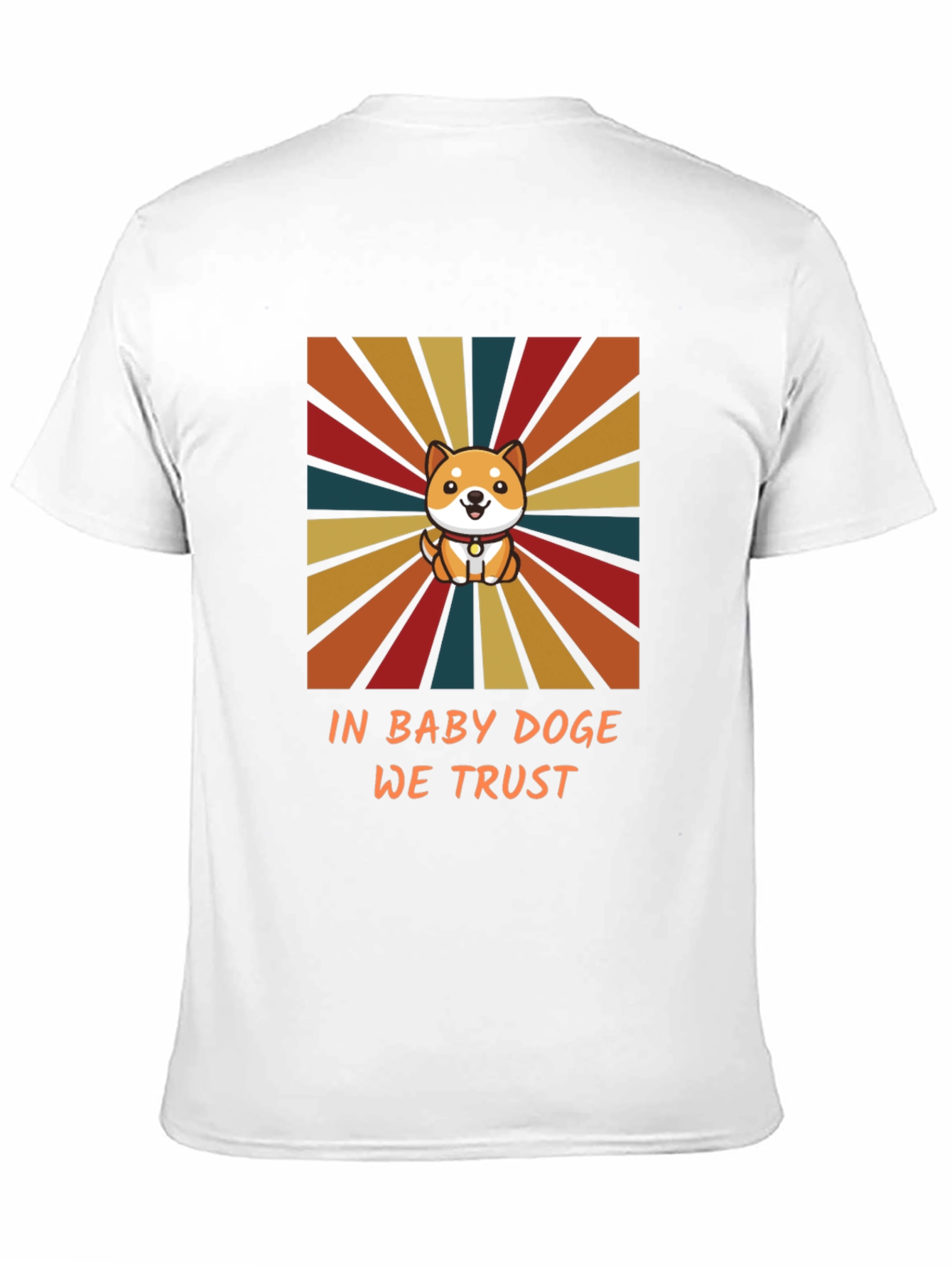 Baby Doge Retro Style Black T-Shirt