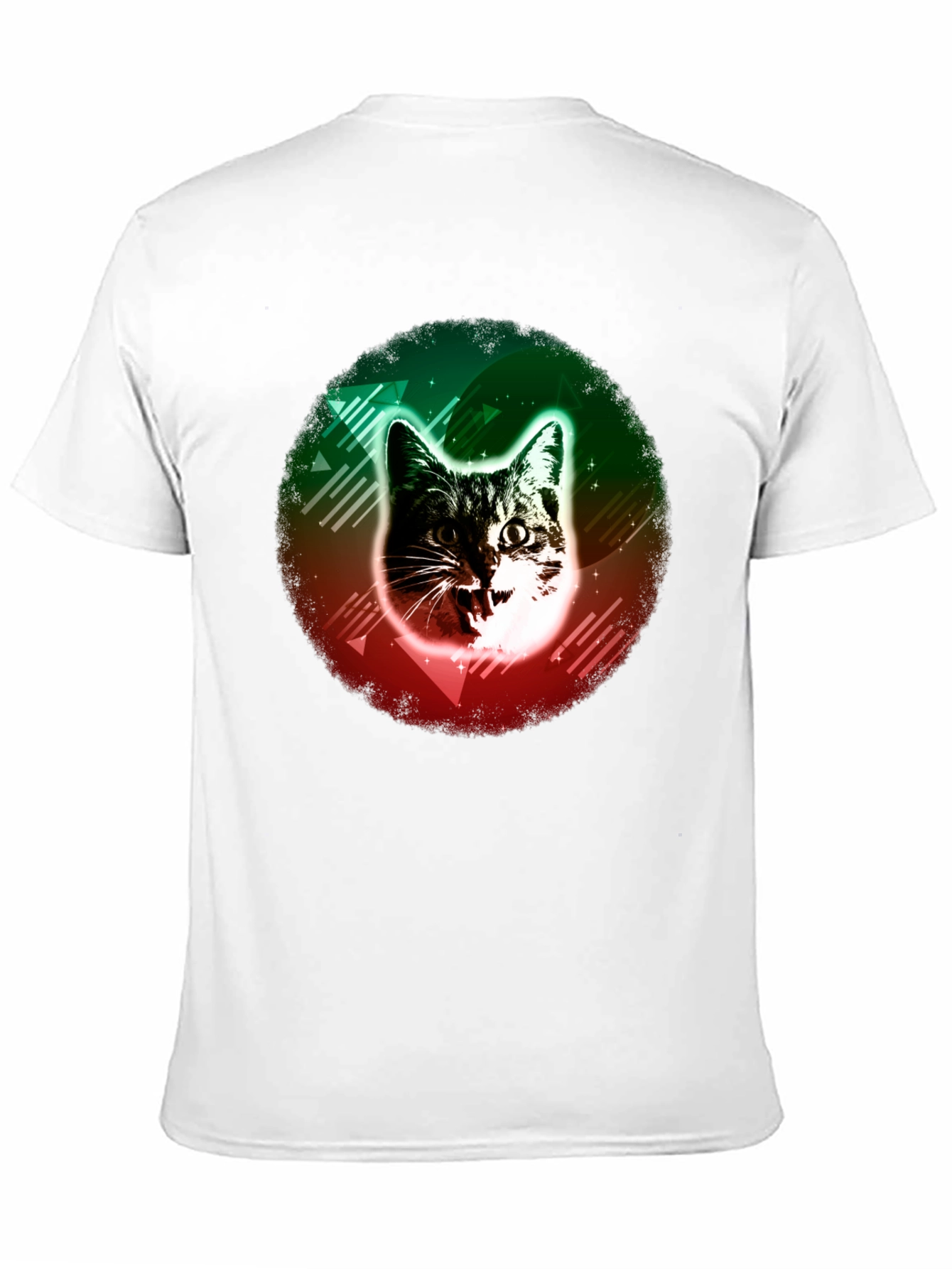 Cool Cat Graphic Tee - Mens Black T-Shirt