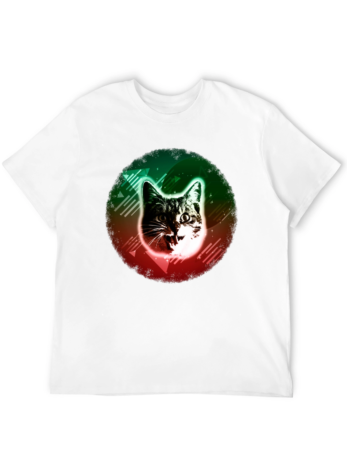 Cool Cat Graphic Tee - Mens Black T-Shirt