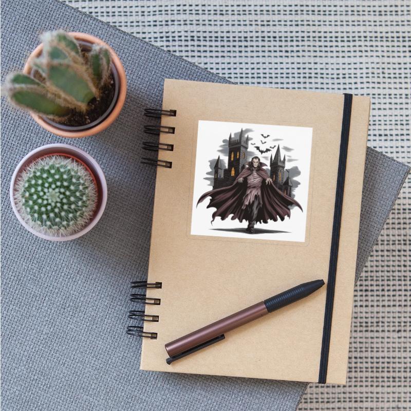 Vampire Count Gothic Castle Print