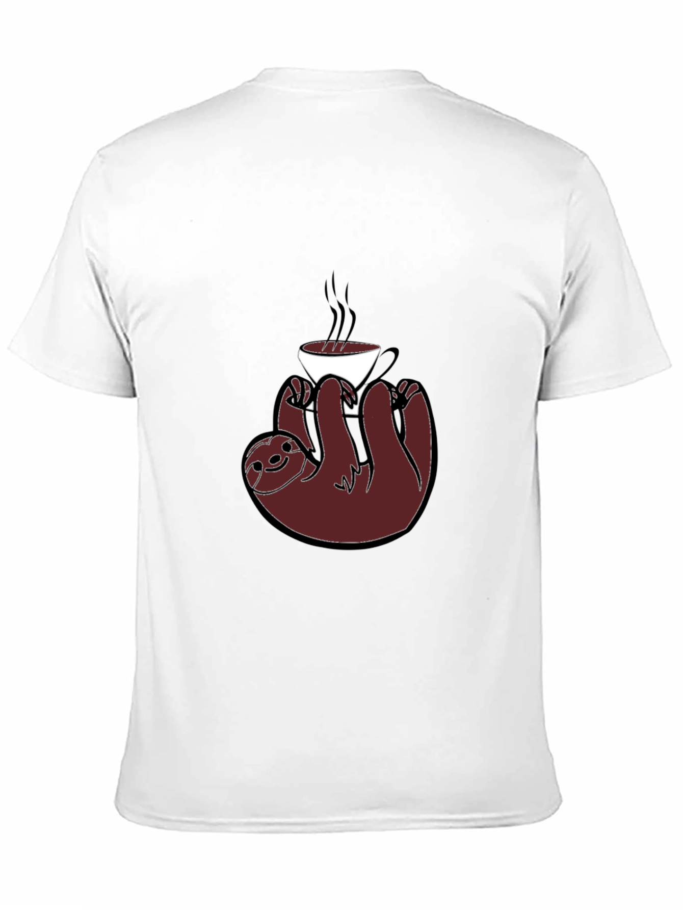 Sloth Coffee T-Shirt - Lazy Morning Vibes