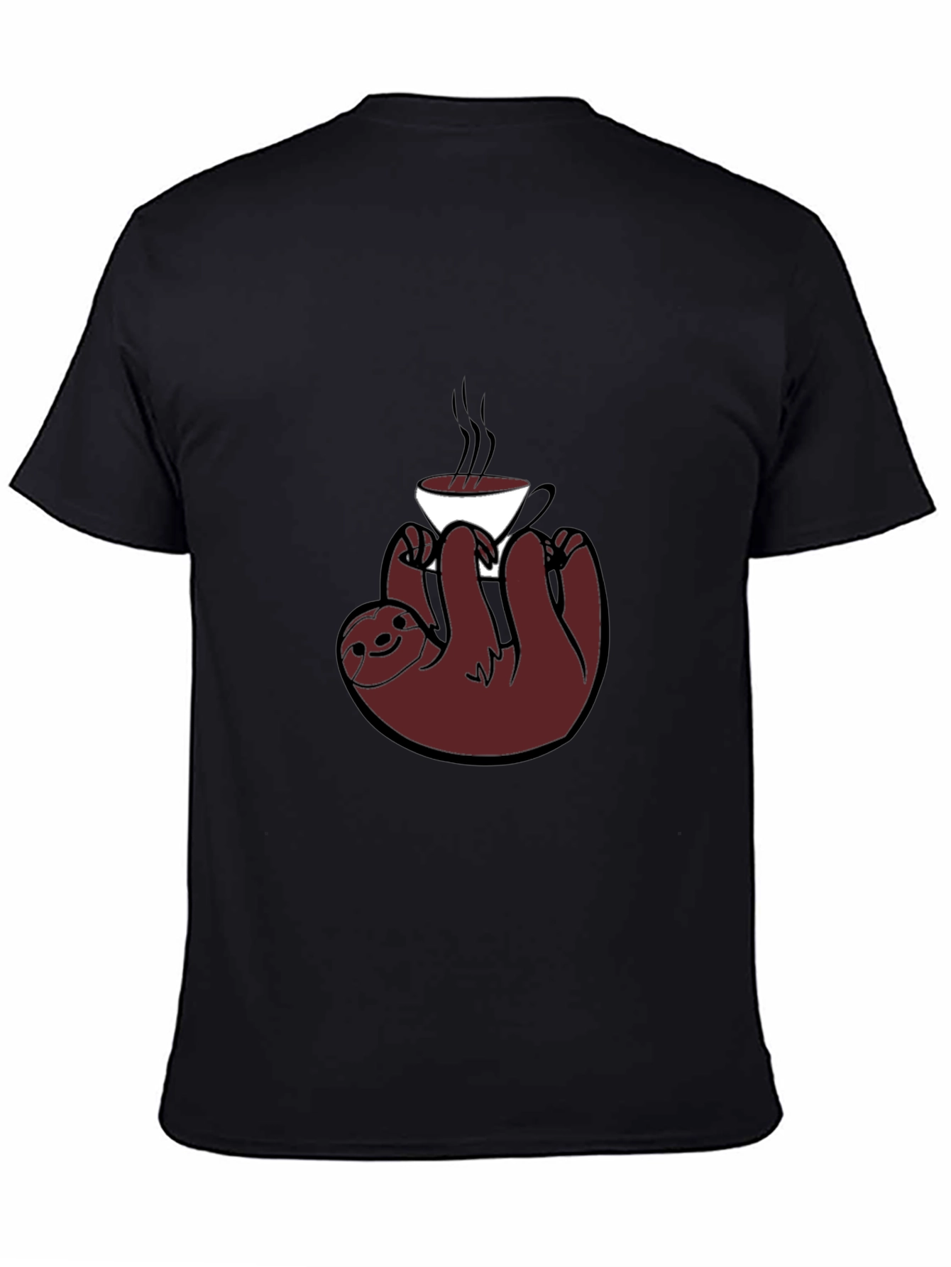Sloth Coffee T-Shirt - Lazy Morning Vibes