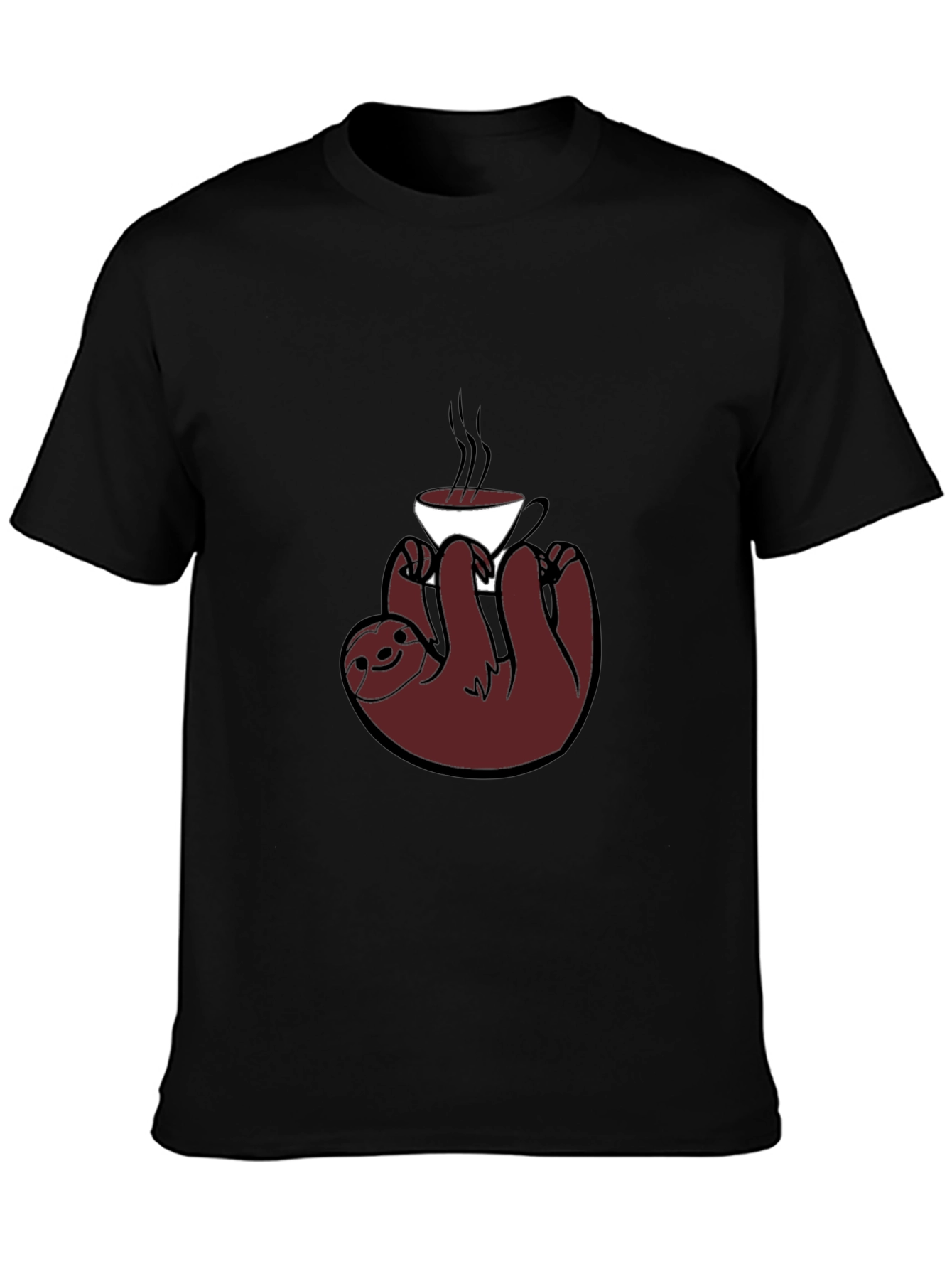Sloth Coffee T-Shirt - Lazy Morning Vibes