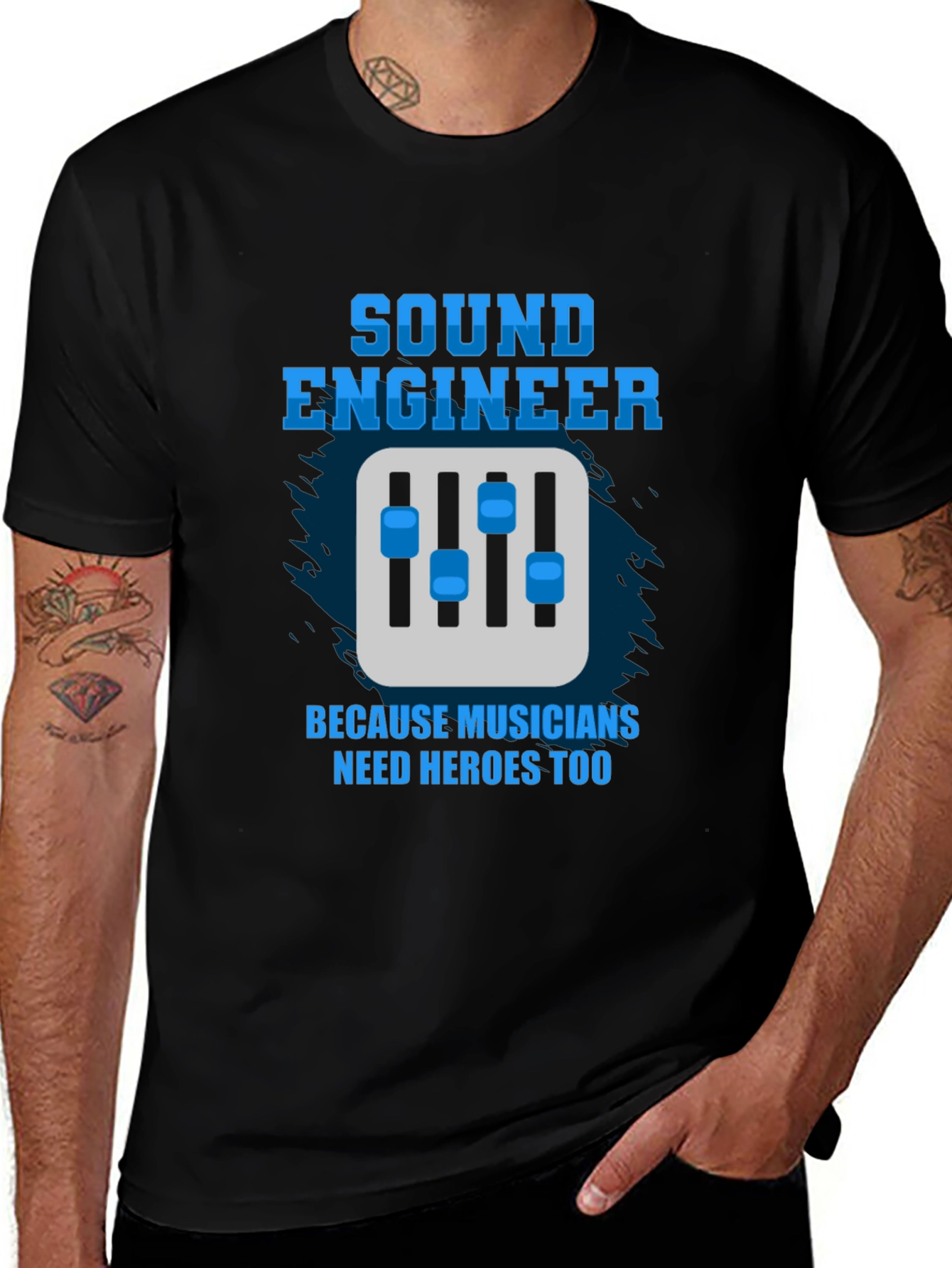 Sound Engineer T-Shirt - Musician Hero
