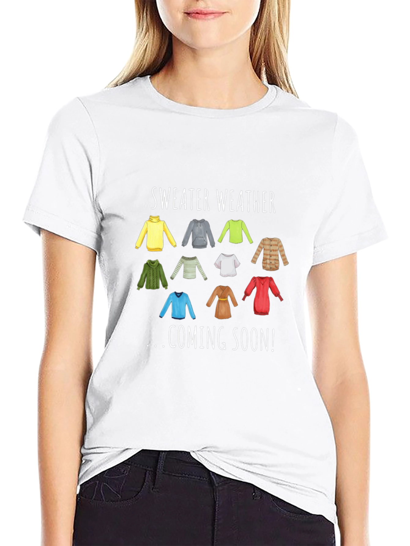 Sweater Weather Coming Soon T-Shirt