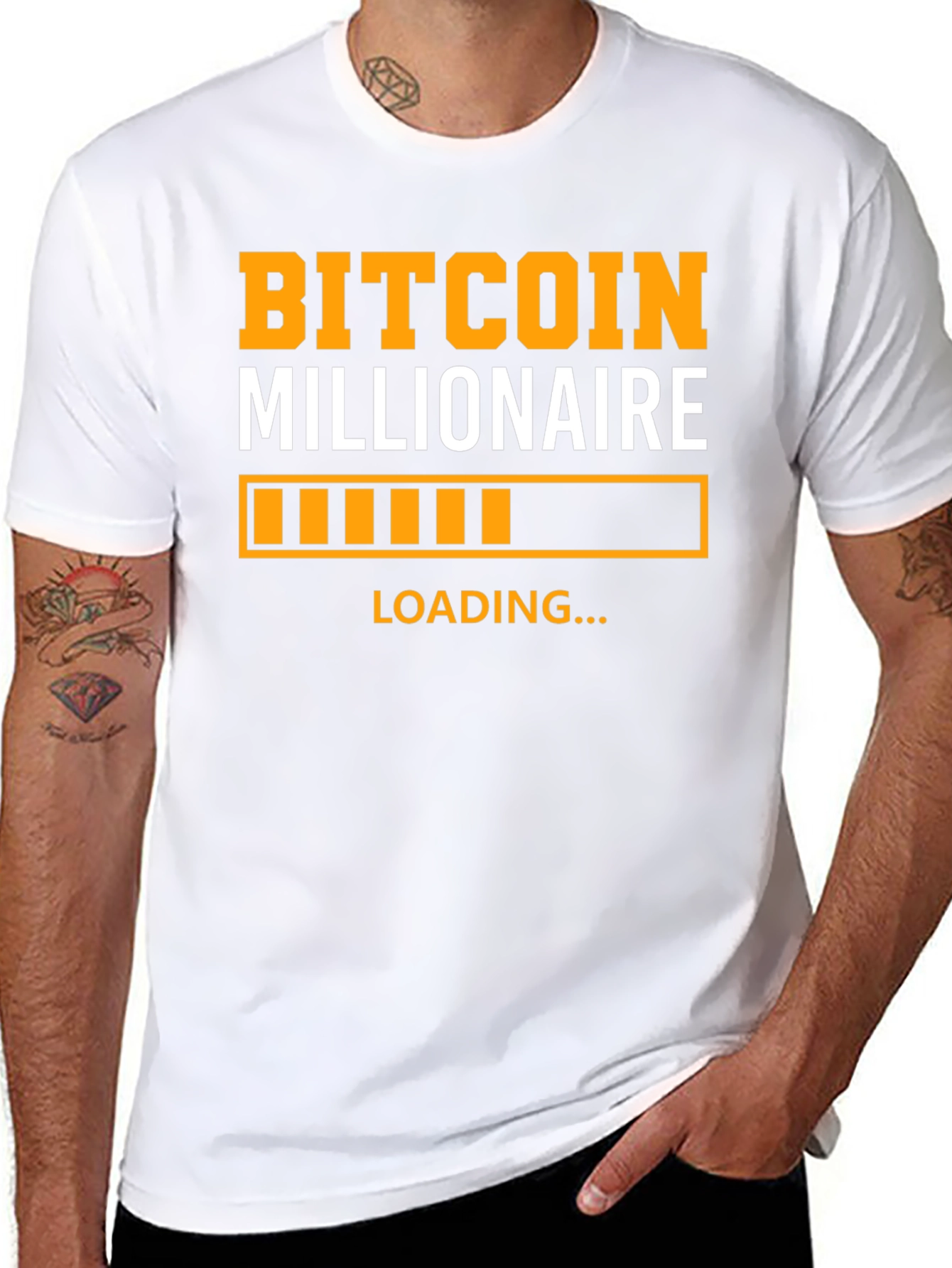 Bitcoin Millionaire Loading T-Shirt