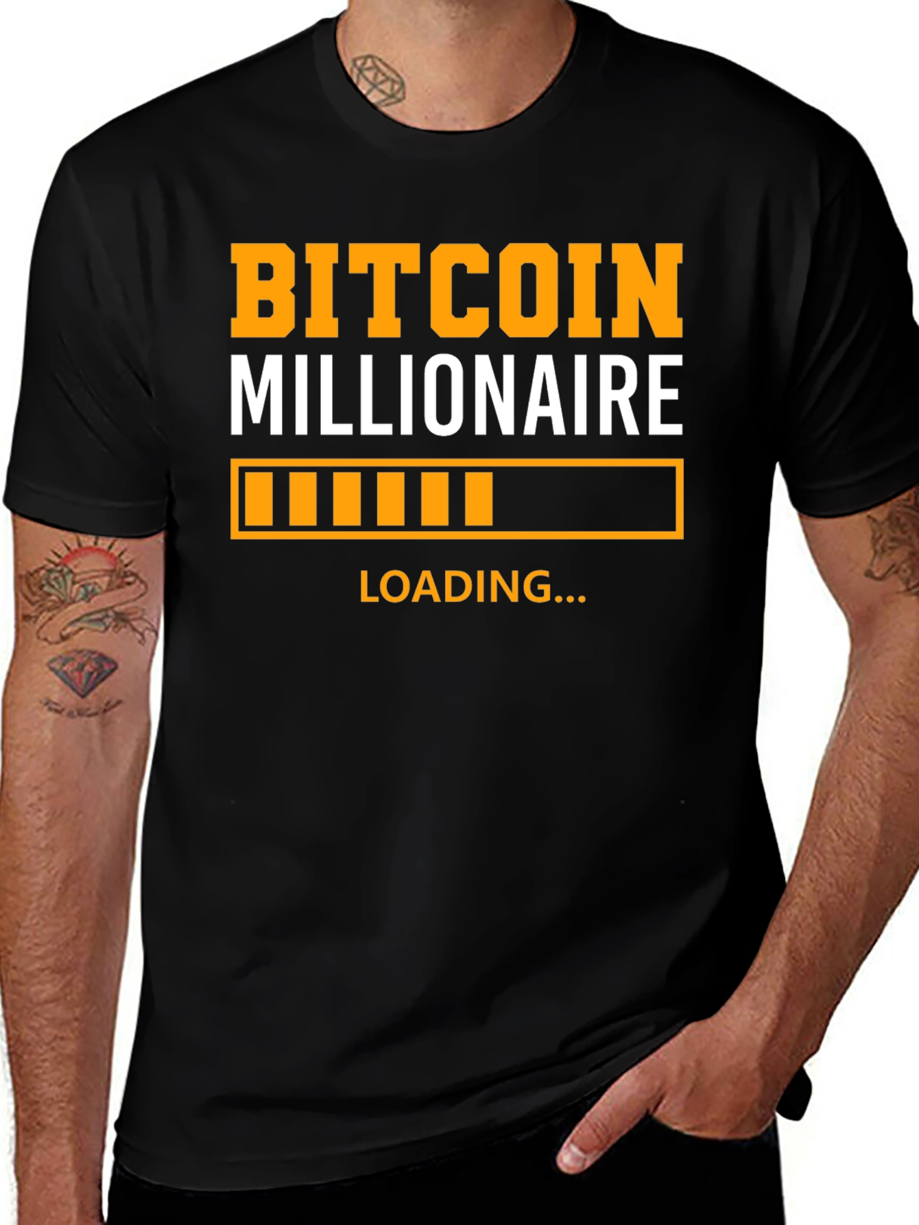 Bitcoin Millionaire Loading T-Shirt