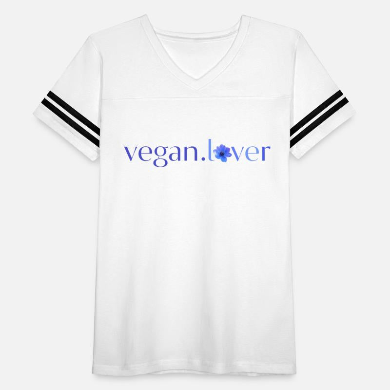 Vegan lover blue flower