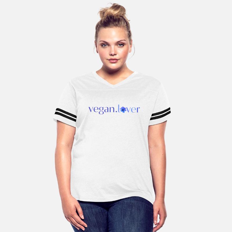 Vegan lover blue flower